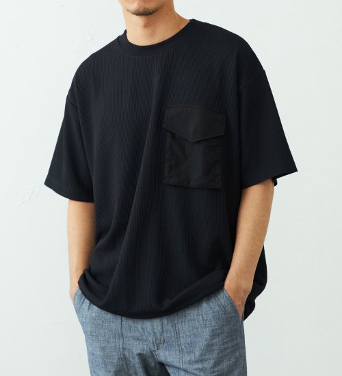 EDWIN(エドウイン)のポケットTシャツ 半袖|トップス/Tシャツ/カットソー/メンズ|ブラック