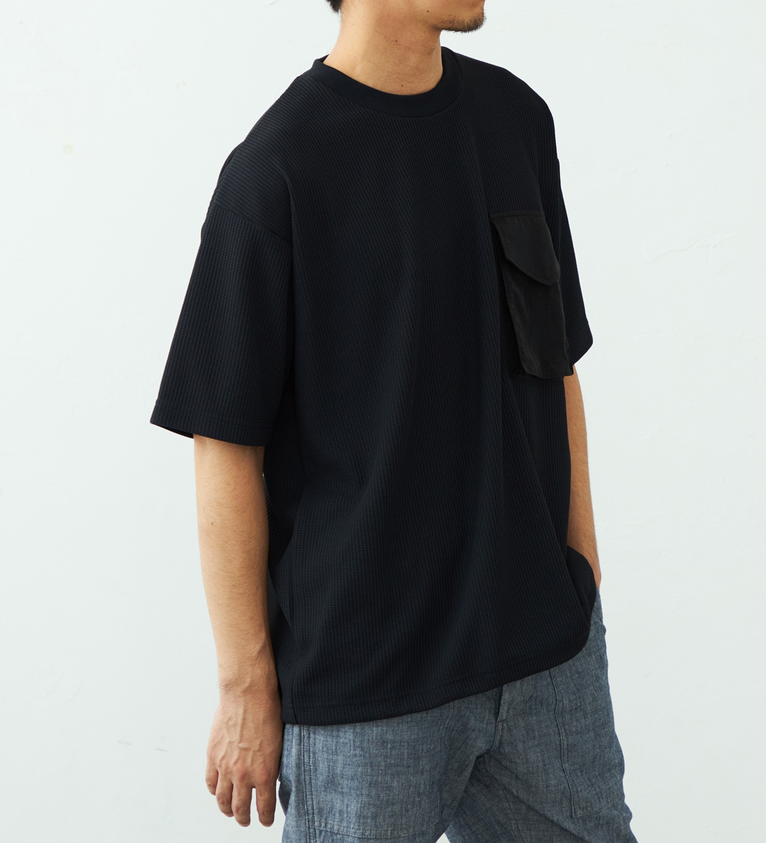EDWIN(エドウイン)のポケットTシャツ 半袖|トップス/Tシャツ/カットソー/メンズ|ブラック