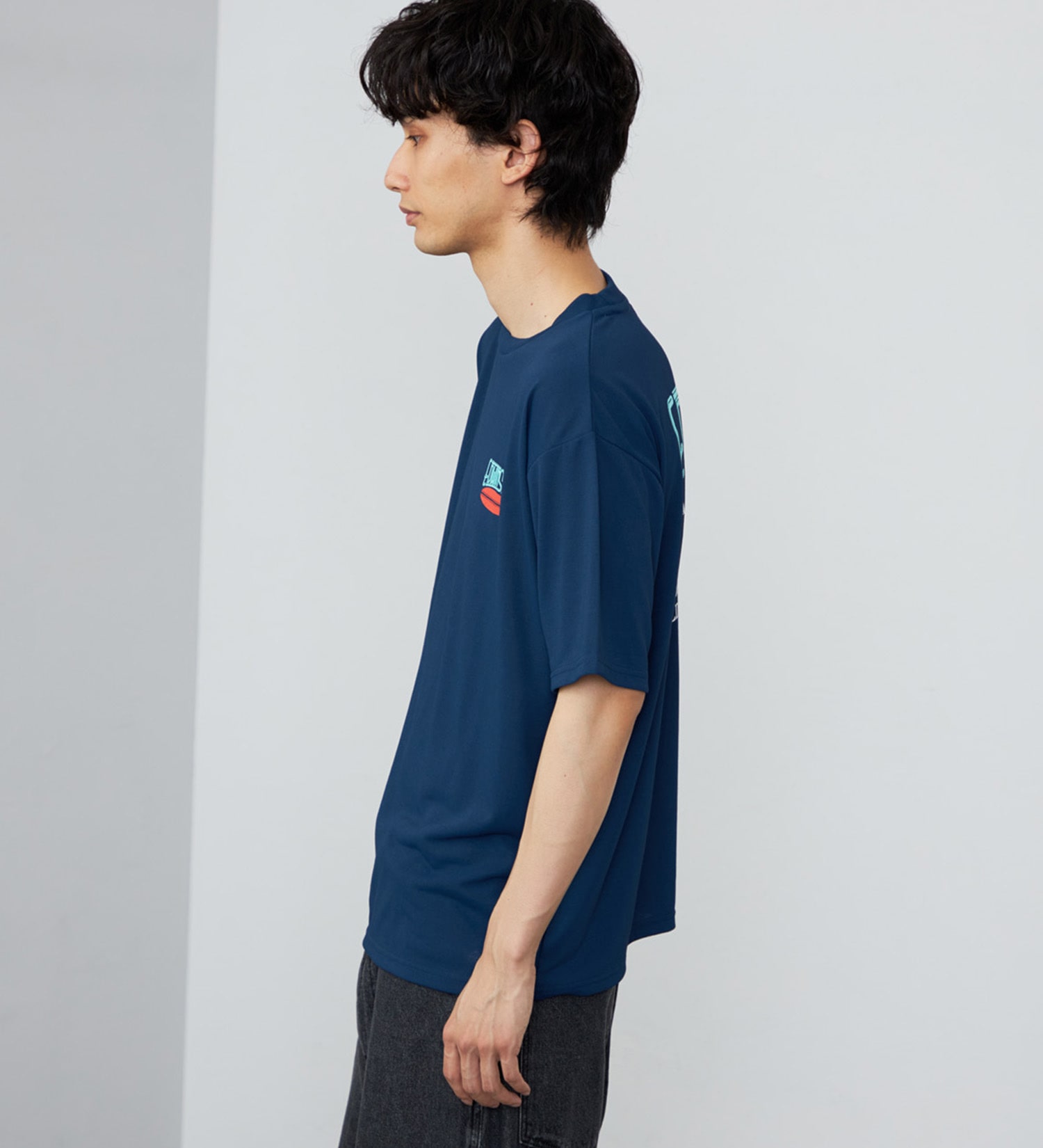EDWIN(エドウイン)のバックプリント Tシャツ 半袖|トップス/Tシャツ/カットソー/メンズ|ネイビー