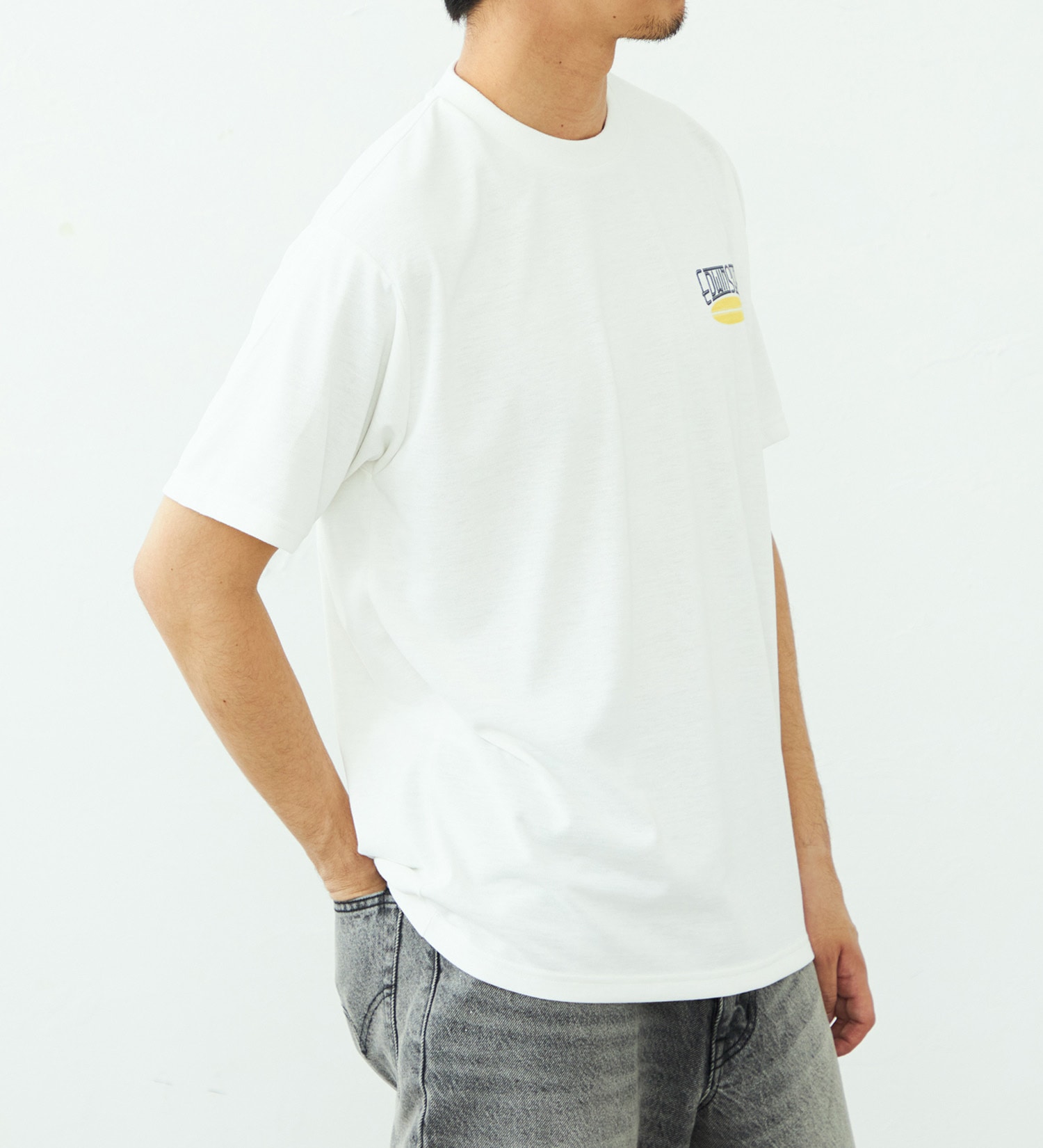 EDWIN(エドウイン)のバックプリント Tシャツ 半袖 速乾|トップス/Tシャツ/カットソー/メンズ|ホワイト
