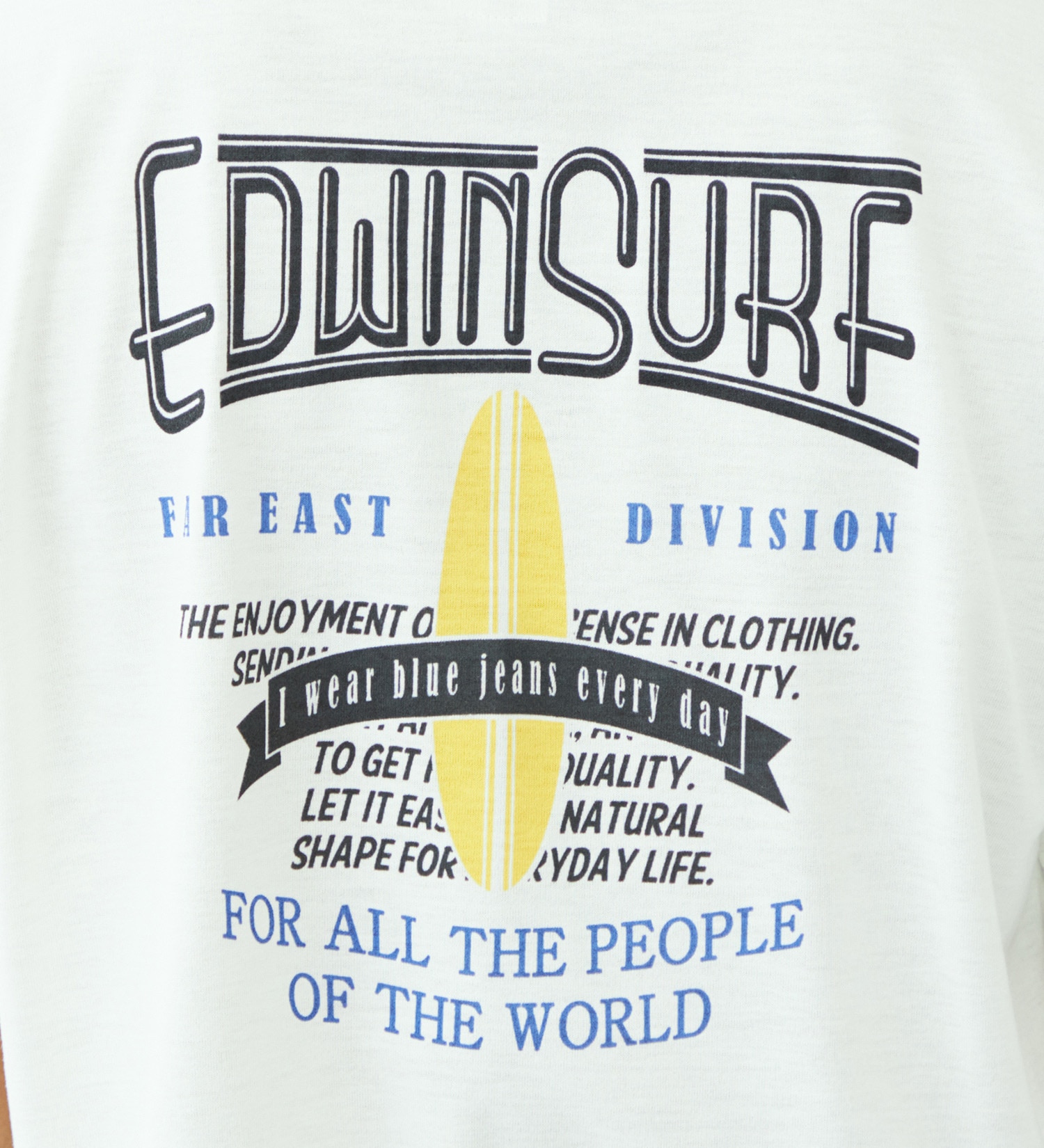 EDWIN(エドウイン)のバックプリント Tシャツ 半袖 速乾|トップス/Tシャツ/カットソー/メンズ|ホワイト