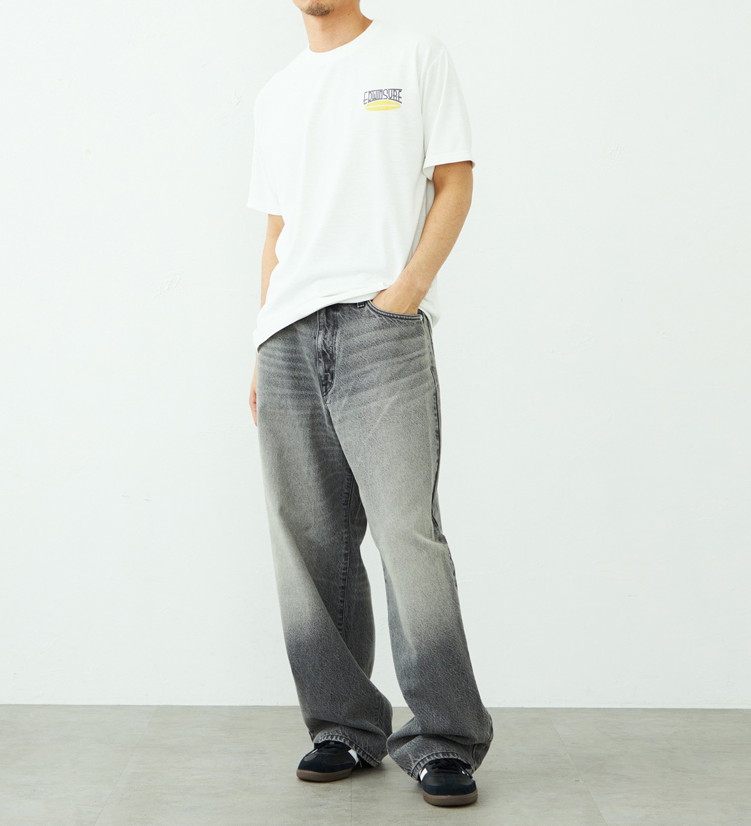 EDWIN(エドウイン)のバックプリント Tシャツ 半袖 速乾|トップス/Tシャツ/カットソー/メンズ|ホワイト