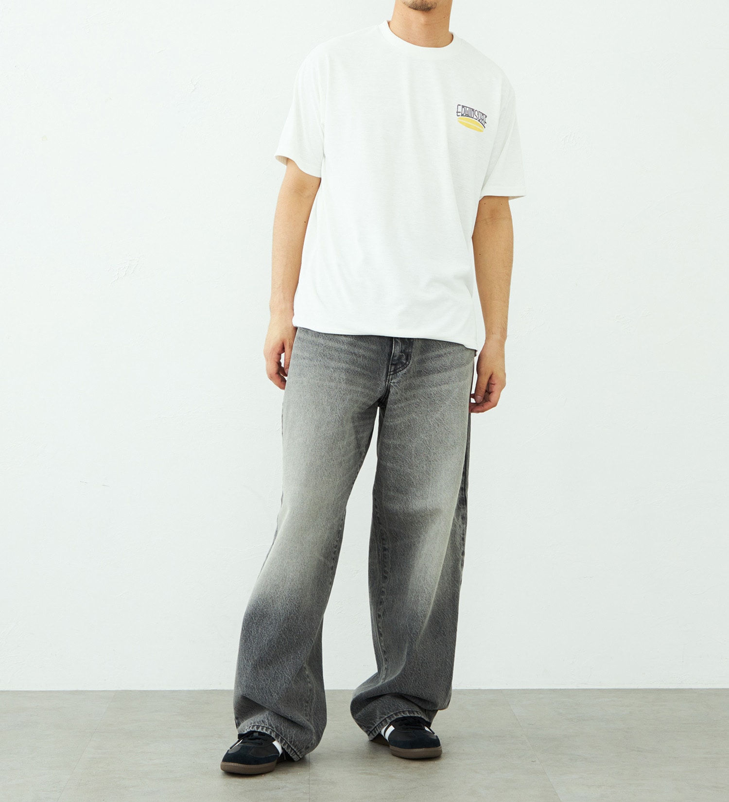 EDWIN(エドウイン)のバックプリント Tシャツ 半袖 速乾|トップス/Tシャツ/カットソー/メンズ|ホワイト