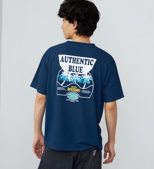 EDWIN(エドウイン)のバックプリント Tシャツ 半袖 速乾|トップス/Tシャツ/カットソー/メンズ|ネイビー2