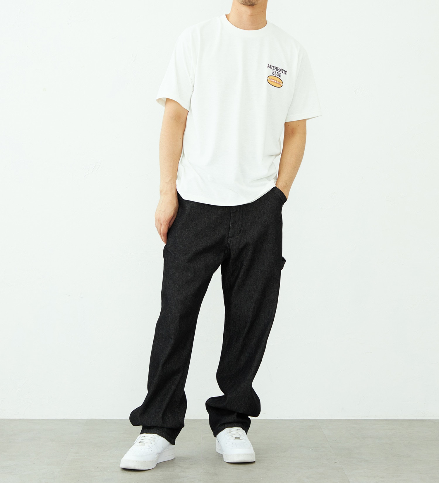 EDWIN(エドウイン)のバックプリント Tシャツ 半袖 速乾|トップス/Tシャツ/カットソー/メンズ|ホワイト2