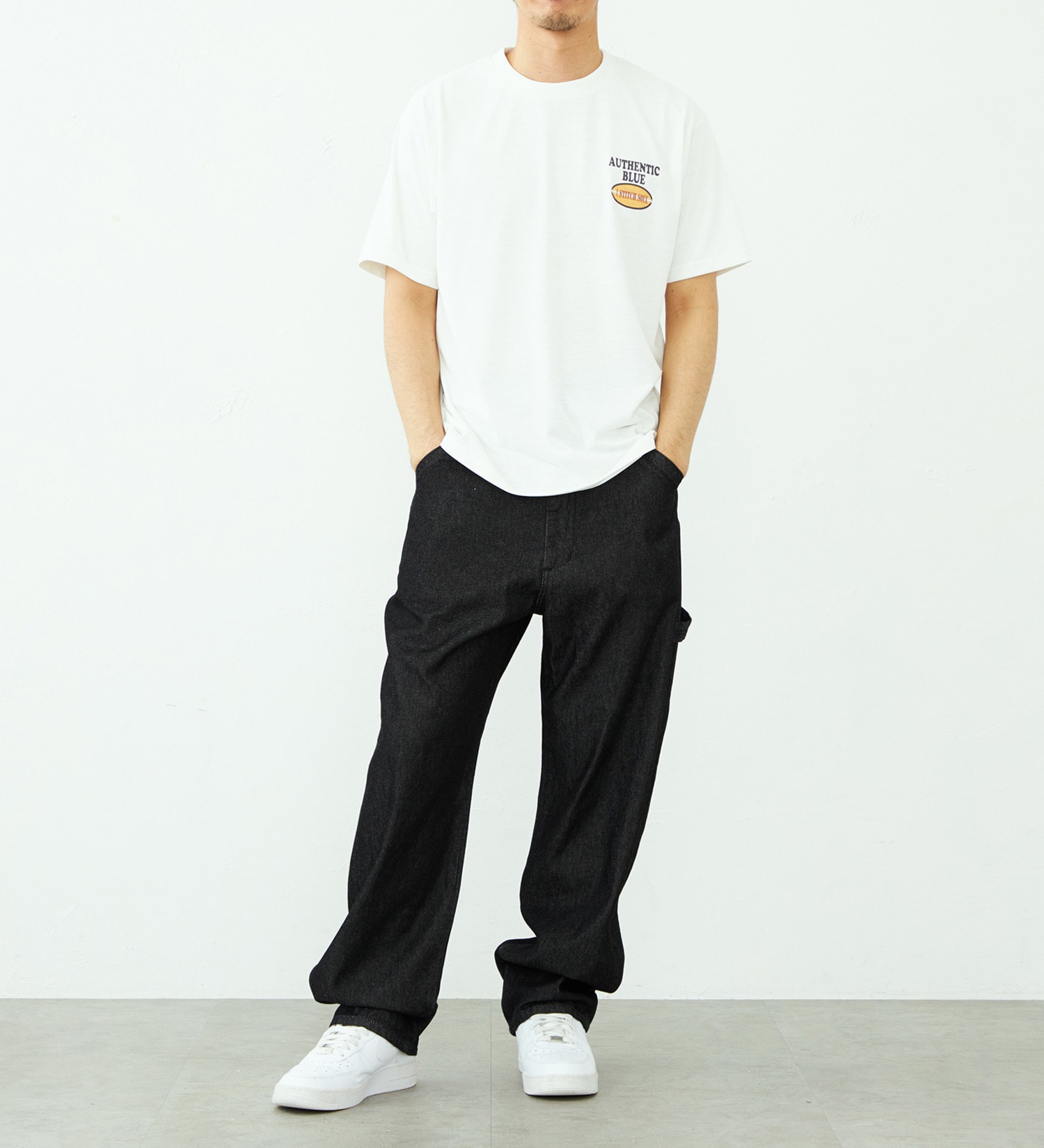 EDWIN(エドウイン)のバックプリント Tシャツ 半袖 速乾|トップス/Tシャツ/カットソー/メンズ|ホワイト2