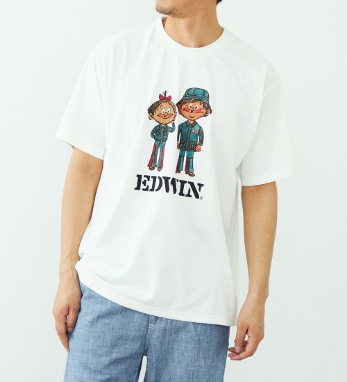 EDWIN(エドウイン)のプリント Tシャツ 半袖|トップス/Tシャツ/カットソー/メンズ|ホワイト