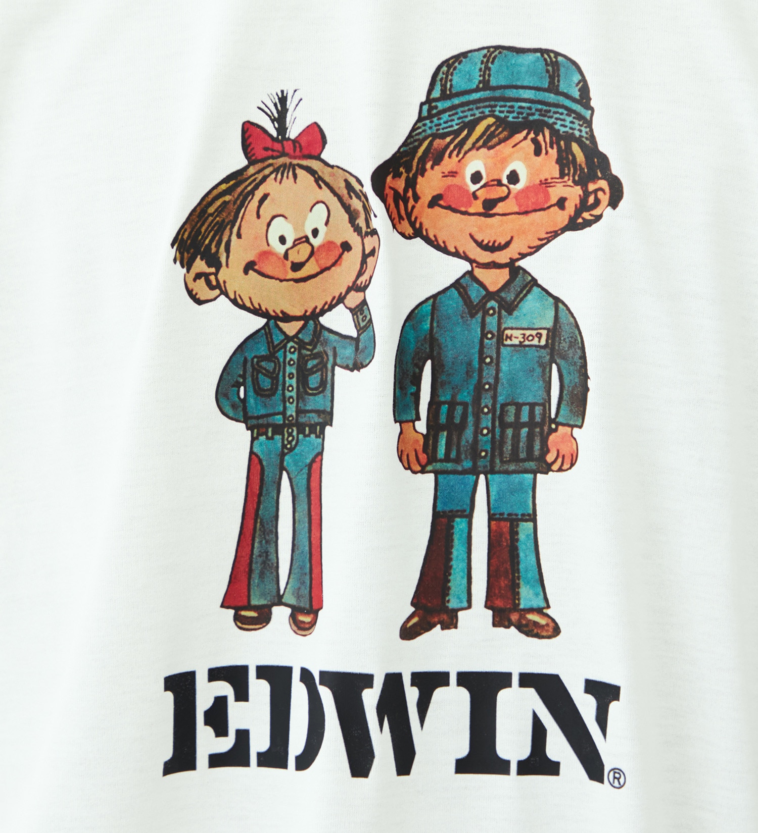 EDWIN(エドウイン)のプリント Tシャツ 半袖|トップス/Tシャツ/カットソー/メンズ|ホワイト