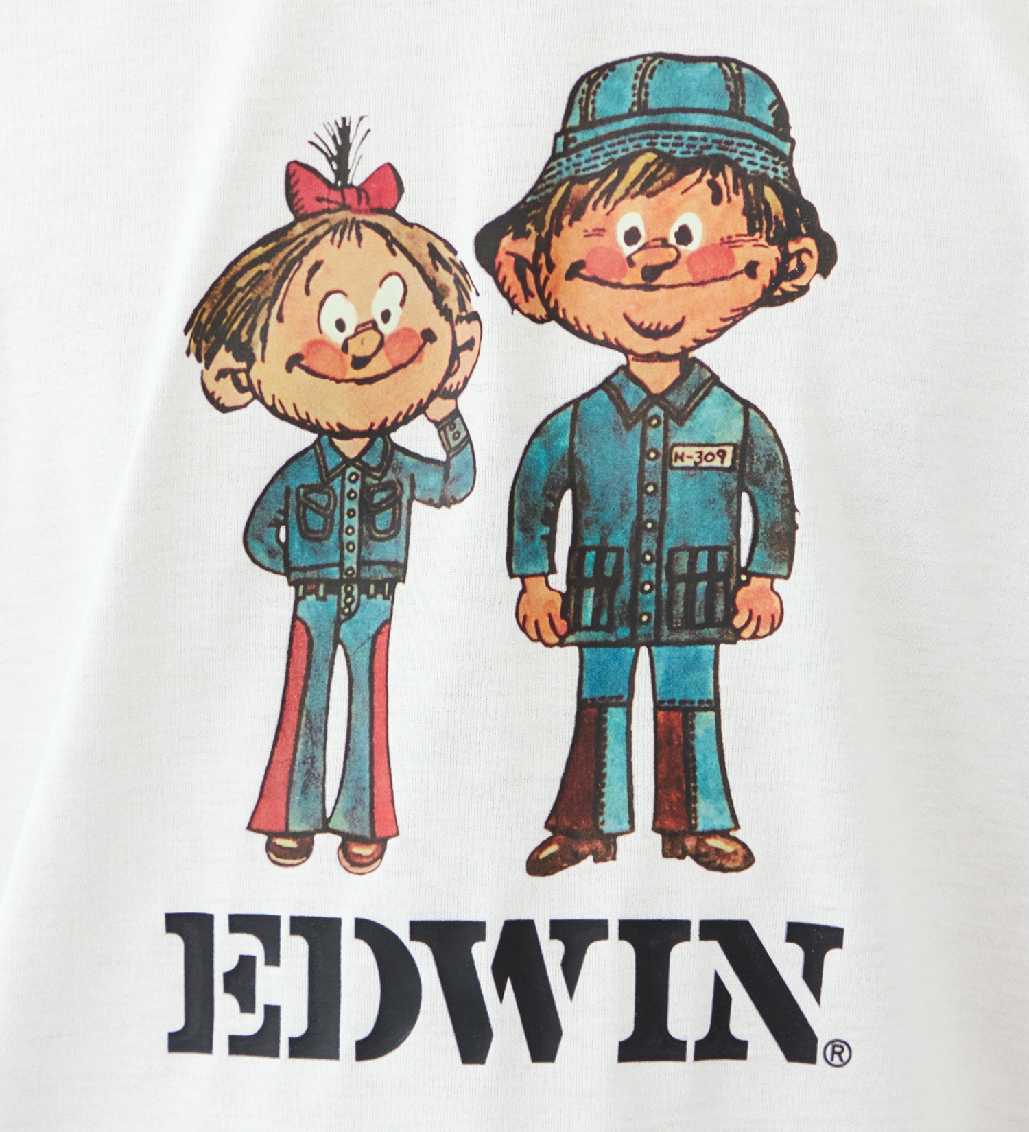 EDWIN(エドウイン)のプリント Tシャツ 半袖|トップス/Tシャツ/カットソー/メンズ|ピンク