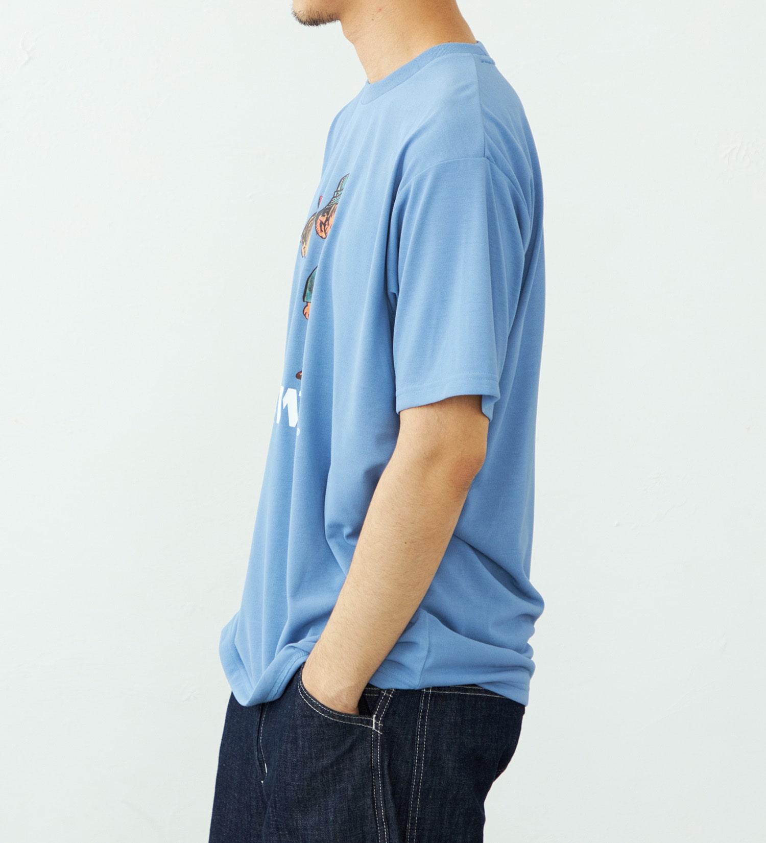 EDWIN(エドウイン)のプリント Tシャツ 半袖|トップス/Tシャツ/カットソー/メンズ|ブルー