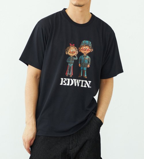 EDWIN(エドウイン)のプリント Tシャツ 半袖|トップス/Tシャツ/カットソー/メンズ|ブラック