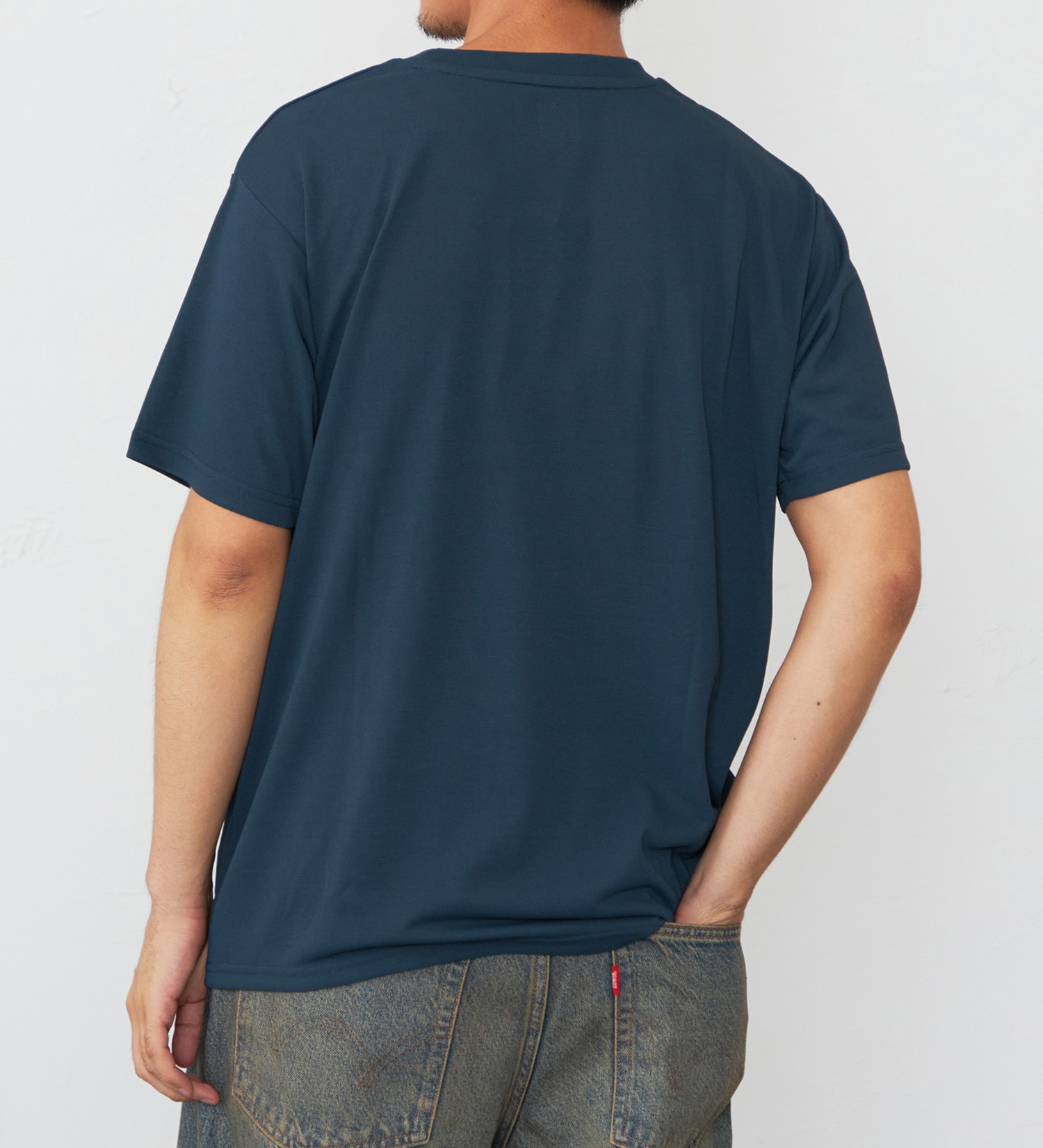 EDWIN(エドウイン)のデニムポケット Tシャツ 半袖|トップス/Tシャツ/カットソー/メンズ|ネイビー