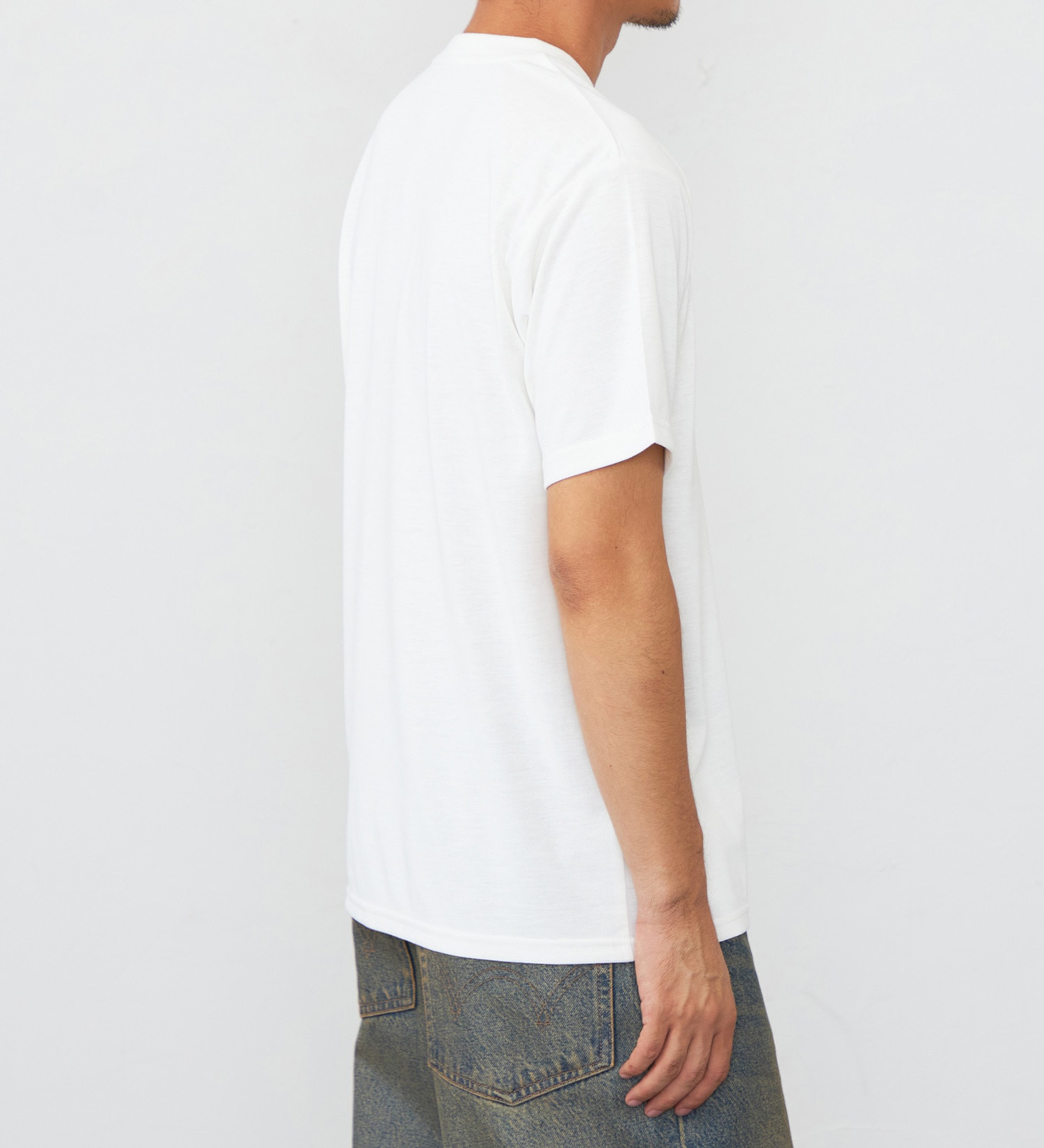EDWIN(エドウイン)のデニムポケット Tシャツ 半袖|トップス/Tシャツ/カットソー/メンズ|ホワイト