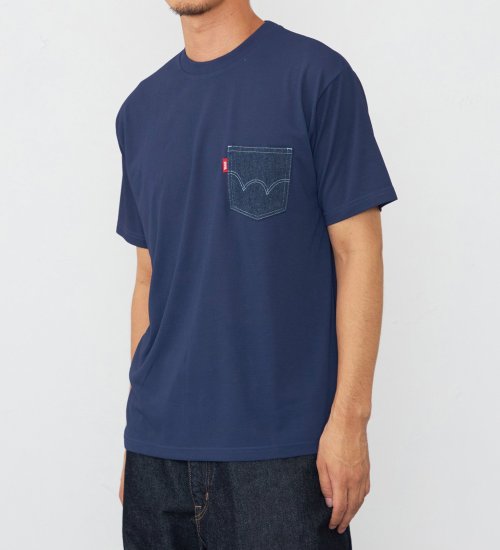 EDWIN(エドウイン)のデニムポケット Tシャツ 半袖|トップス/Tシャツ/カットソー/メンズ|パープル