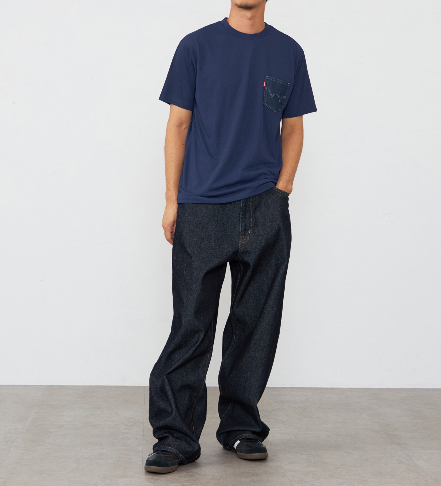 EDWIN(エドウイン)のデニムポケット Tシャツ 半袖|トップス/Tシャツ/カットソー/メンズ|パープル