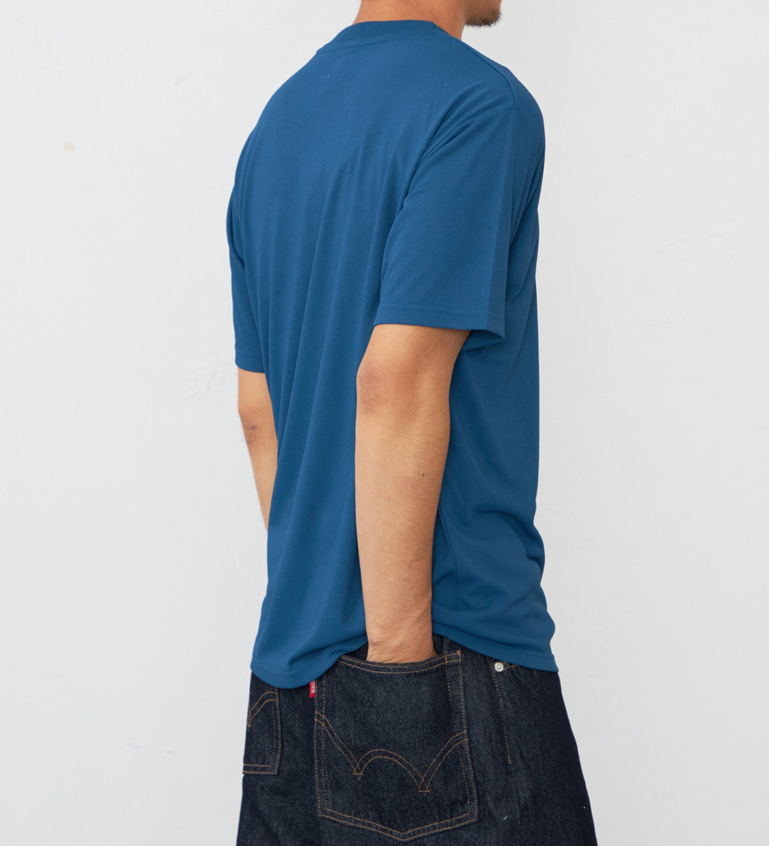 EDWIN(エドウイン)のデニムポケット Tシャツ 半袖|トップス/Tシャツ/カットソー/メンズ|ブルー