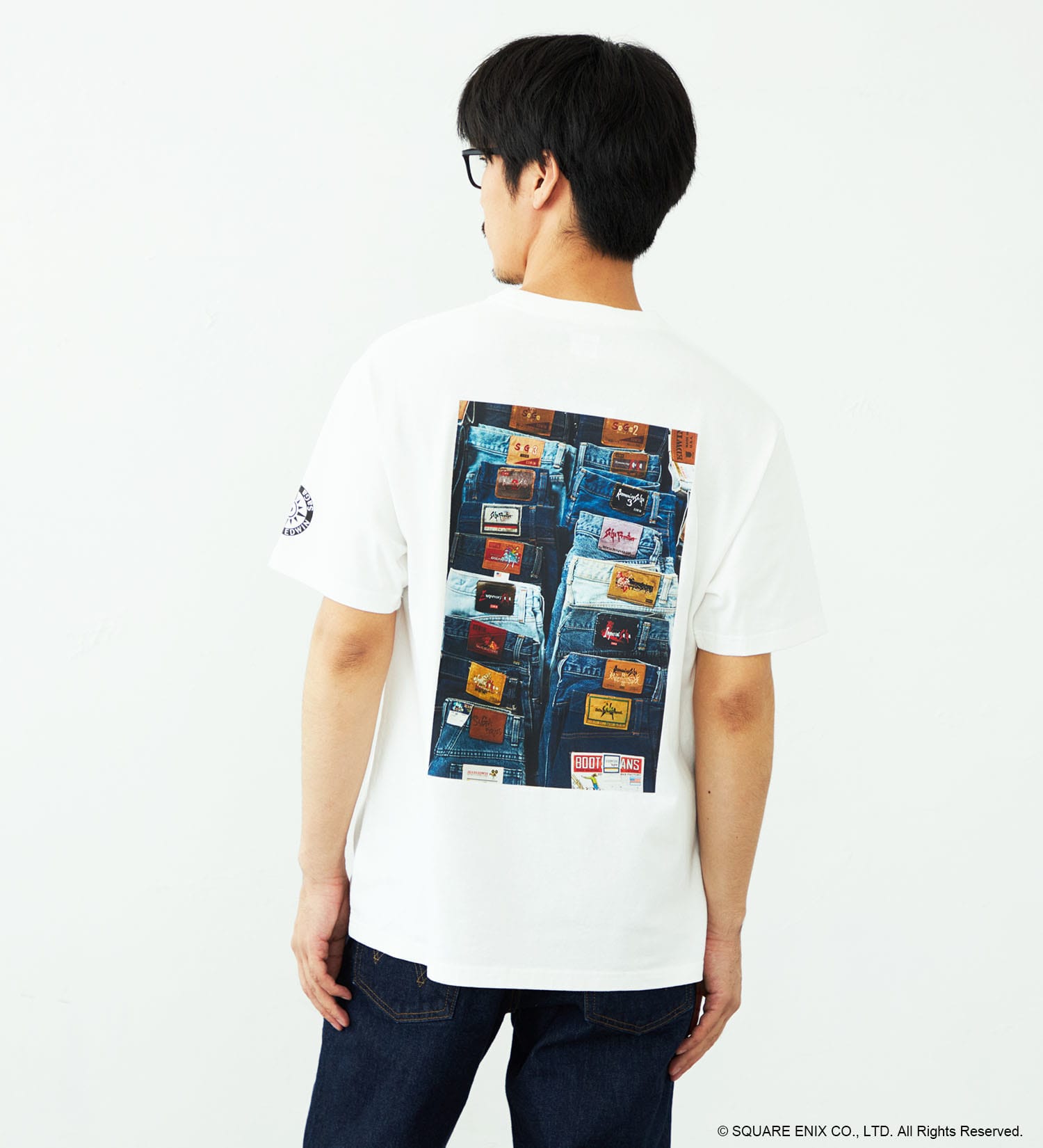 EDWIN(エドウイン)の【予約】【EDWIN × SaGa】EDWIN SaGa ヒストリーチョイスTシャツ|トップス/Tシャツ/カットソー/メンズ|ホワイト