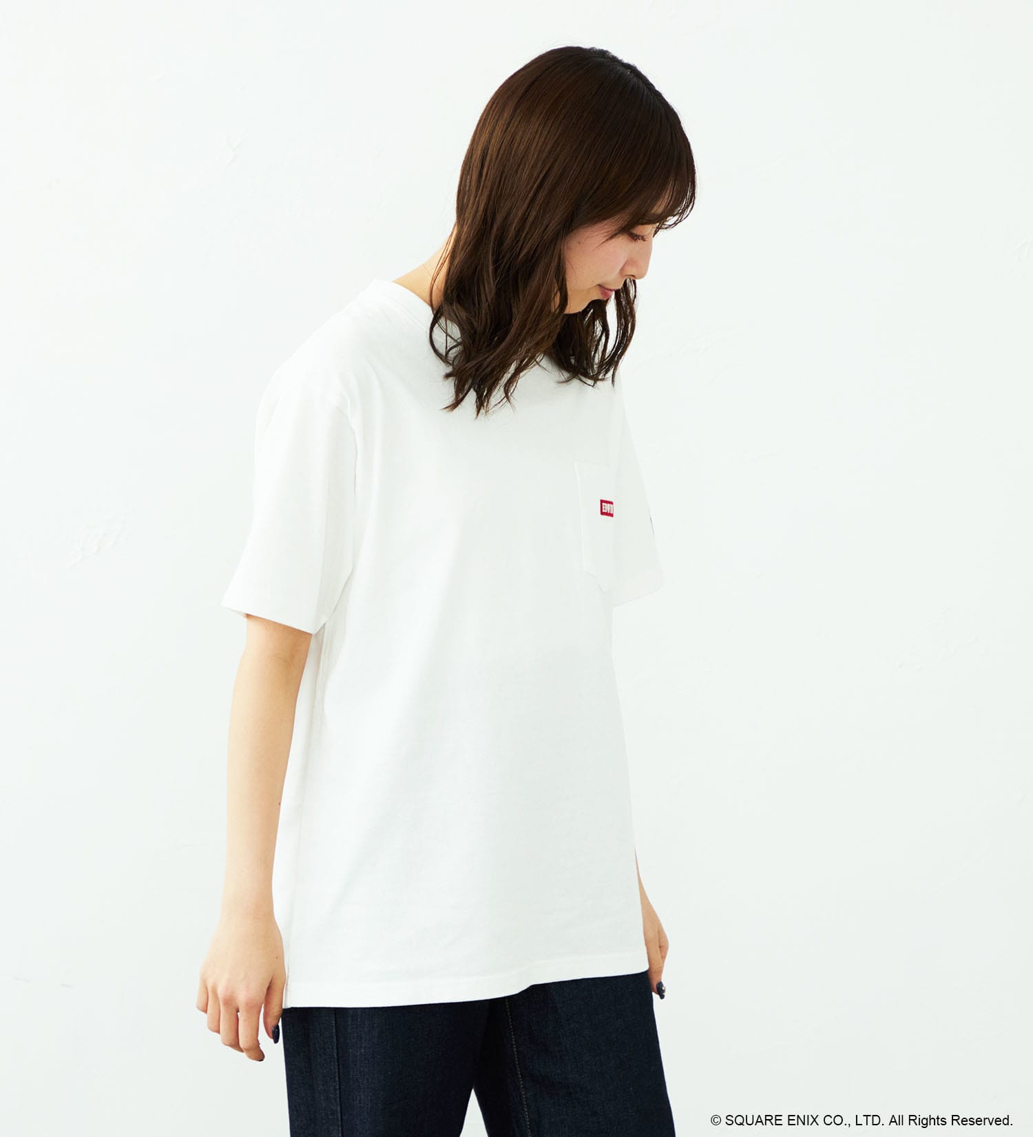 EDWIN(エドウイン)の【予約】【EDWIN × SaGa】EDWIN SaGa ヒストリーチョイスTシャツ|トップス/Tシャツ/カットソー/メンズ|ホワイト