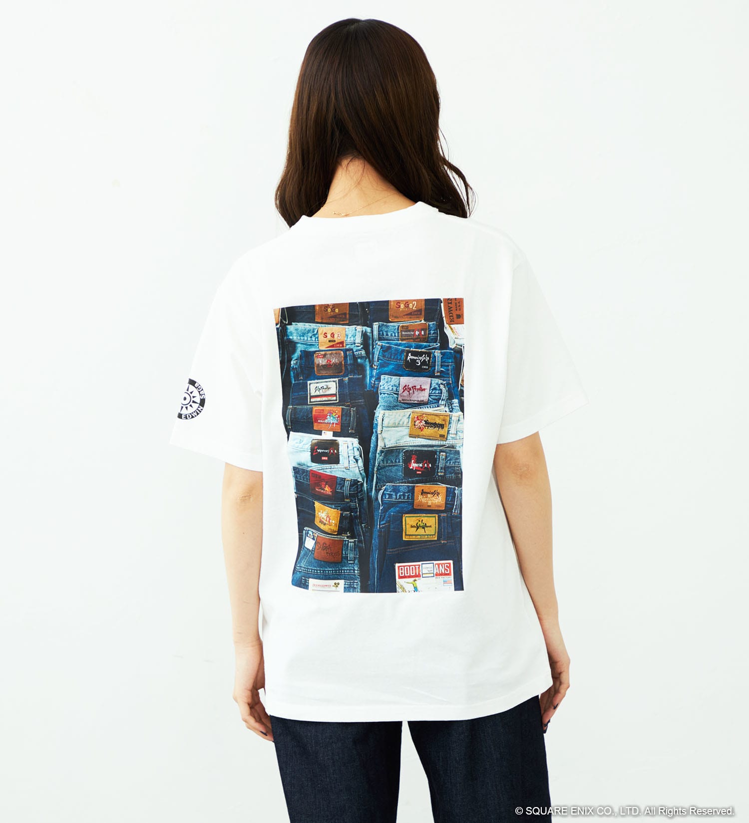 EDWIN(エドウイン)の【予約】【EDWIN × SaGa】EDWIN SaGa ヒストリーチョイスTシャツ|トップス/Tシャツ/カットソー/メンズ|ホワイト