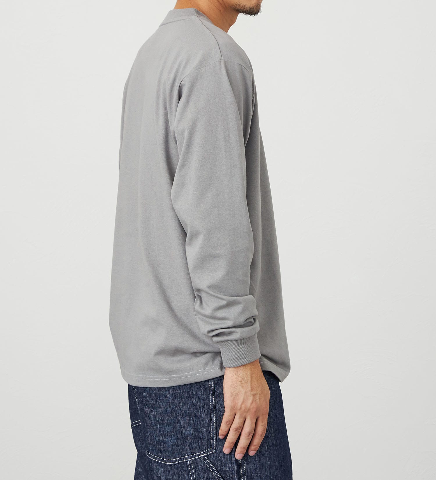 EDWIN(エドウイン)のプリントTシャツ 長袖|トップス/Tシャツ/カットソー/メンズ|グレー