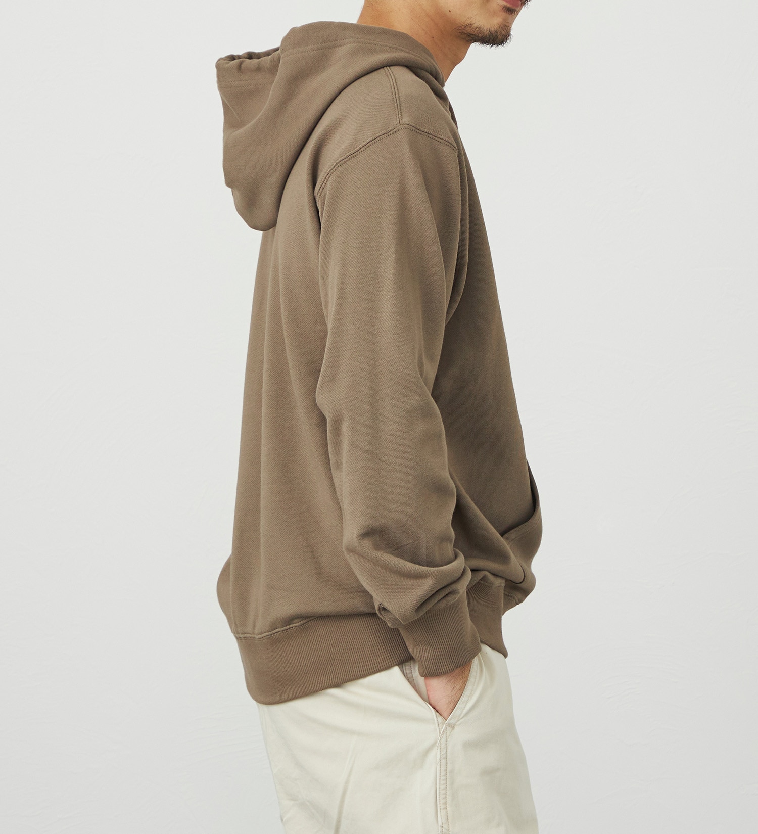 EDWIN(エドウイン)のプリントスウェットパーカー|トップス/パーカー/メンズ|ブラウン