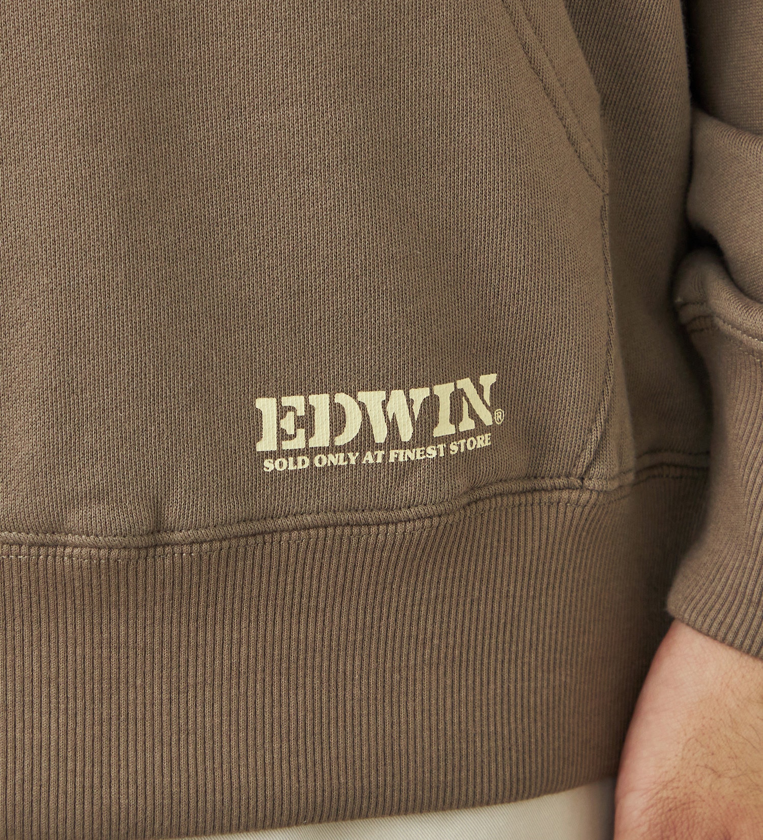 EDWIN(エドウイン)のプリントスウェットパーカー|トップス/パーカー/メンズ|ブラウン