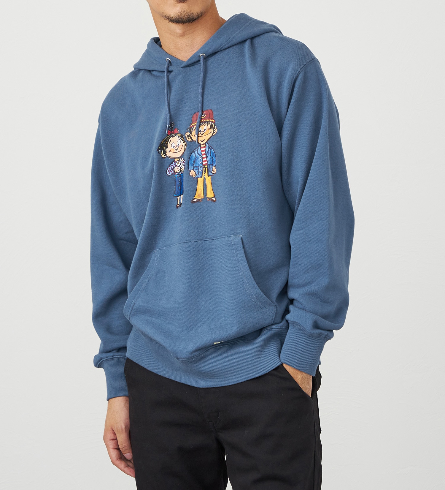 EDWIN(エドウイン)のプリントスウェットパーカー|トップス/パーカー/メンズ|ブルー