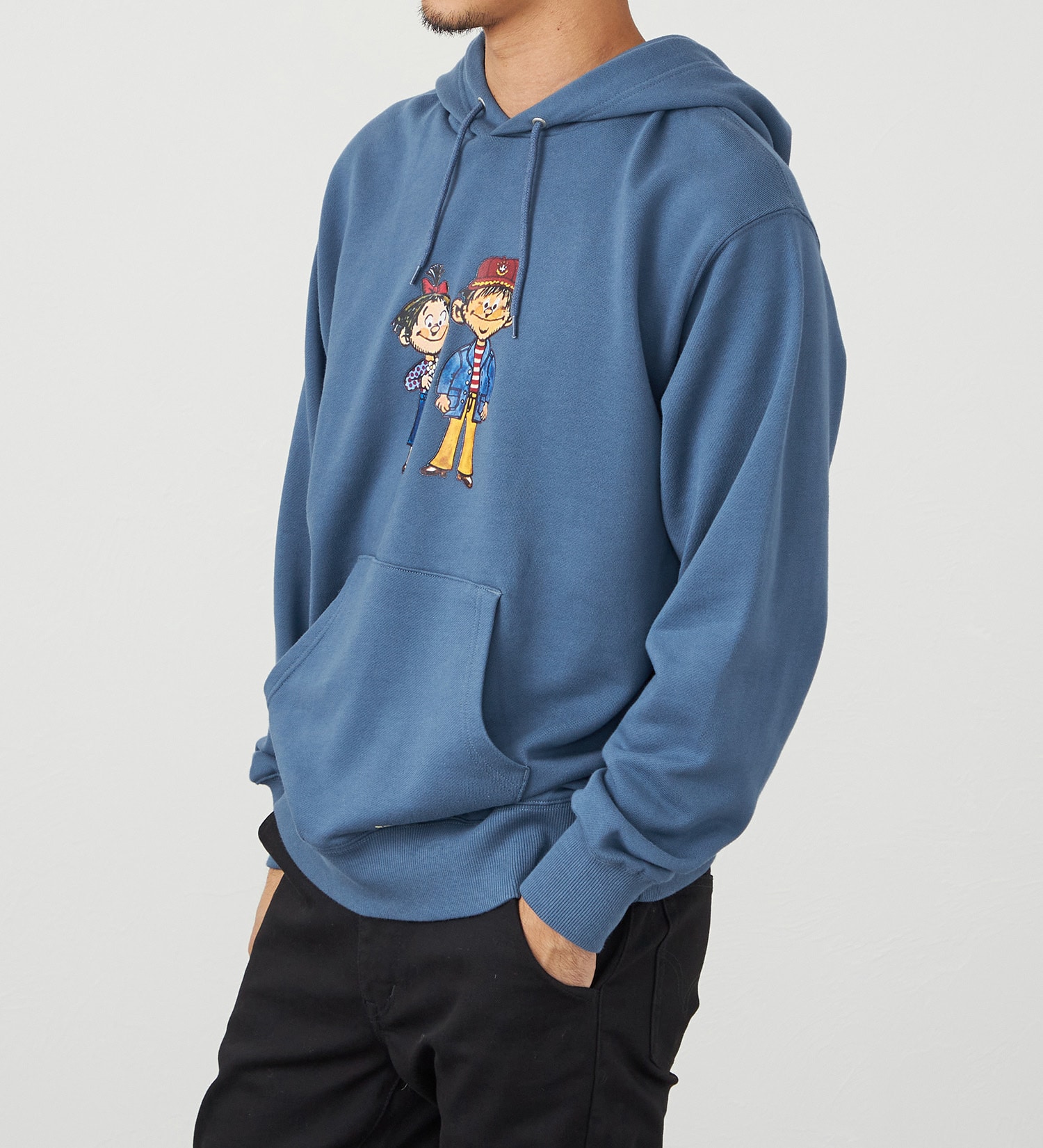 EDWIN(エドウイン)のプリントスウェットパーカー|トップス/パーカー/メンズ|ブルー