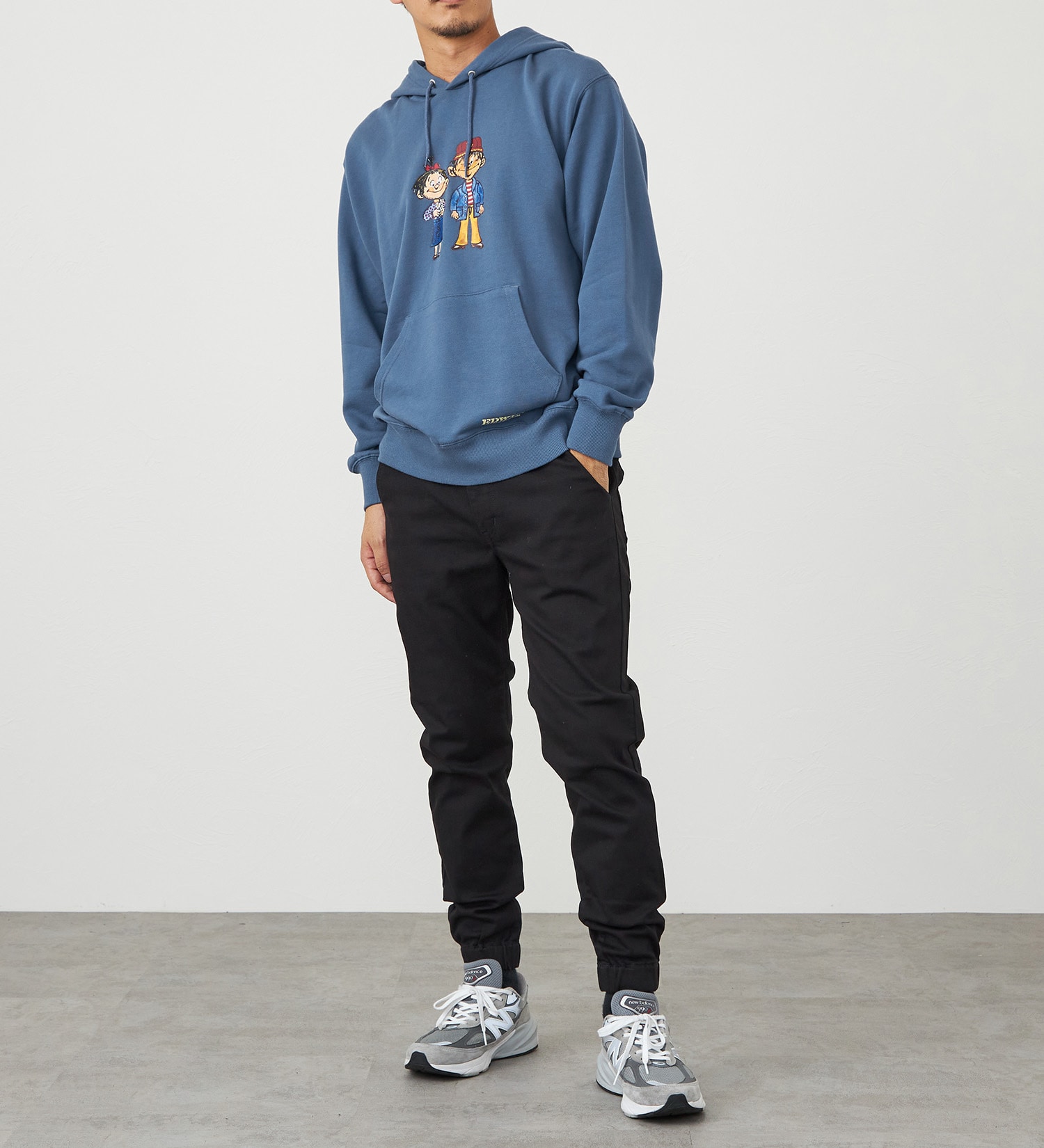 EDWIN(エドウイン)のプリントスウェットパーカー|トップス/パーカー/メンズ|ブルー