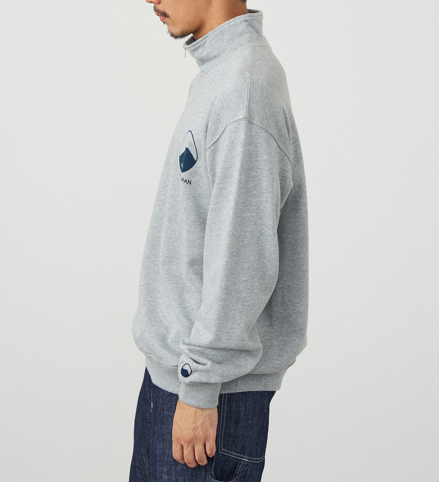 EDWIN(エドウイン)のハーフジップ スウェット|トップス/スウェット/メンズ|グレー