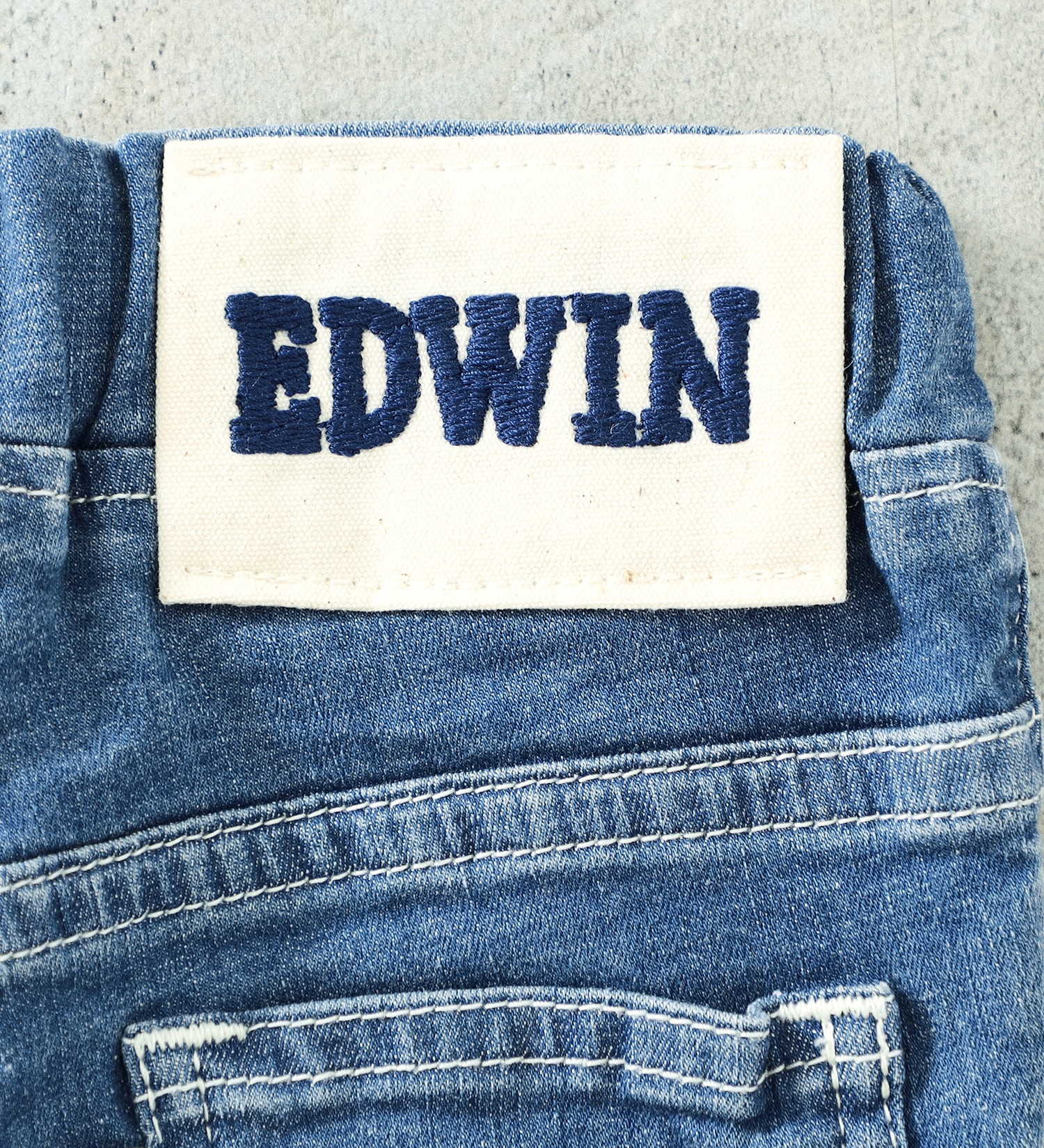 EDWIN(エドウイン)のベビー ベーシック スキニー パンツ【70cm-100cm】|パンツ/デニムパンツ/キッズ|中色ブルー