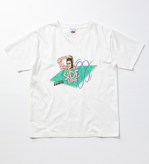 の【EDWIN 60周年限定】キッズ クルーネック 半袖Tシャツ A 【110-150cm】|//|ホワイト3