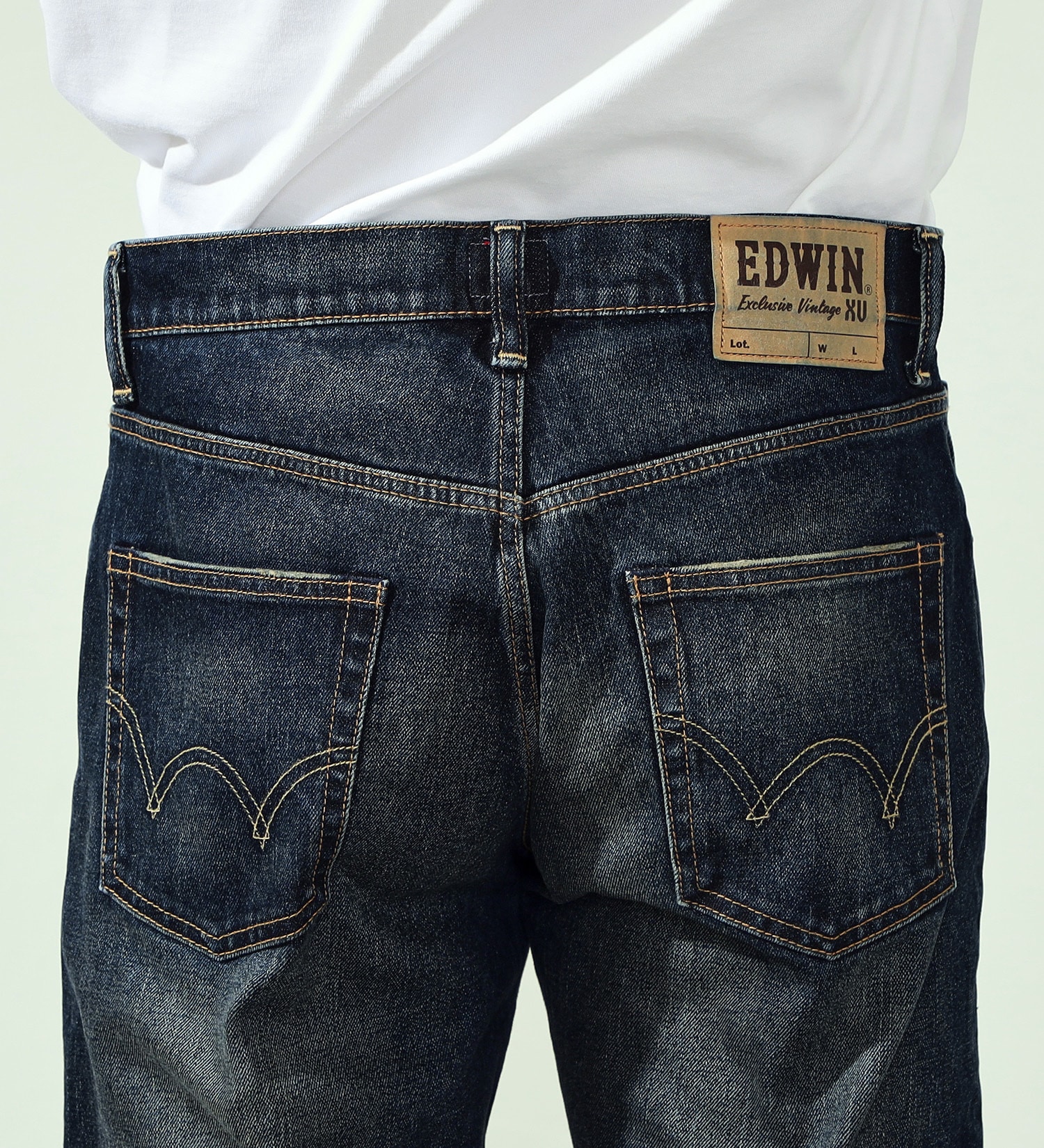 EDWIN(エドウイン)の【試着対象】XV レギュラーストレートデニムパンツ|パンツ/デニムパンツ/メンズ|濃色ブルー
