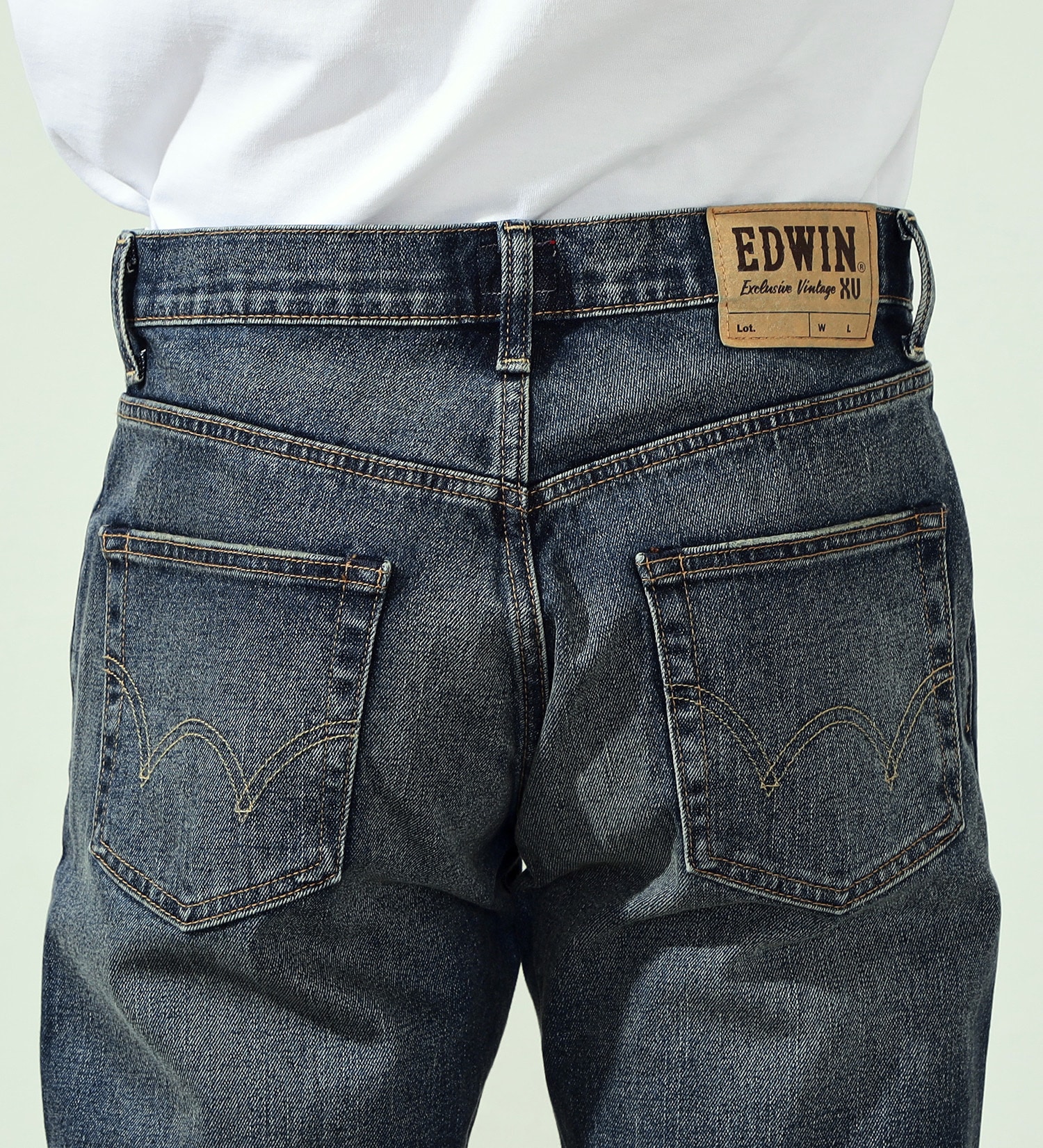 EDWIN(エドウイン)の【試着対象】XV レギュラーストレートデニムパンツ|パンツ/デニムパンツ/メンズ|中色ブルー