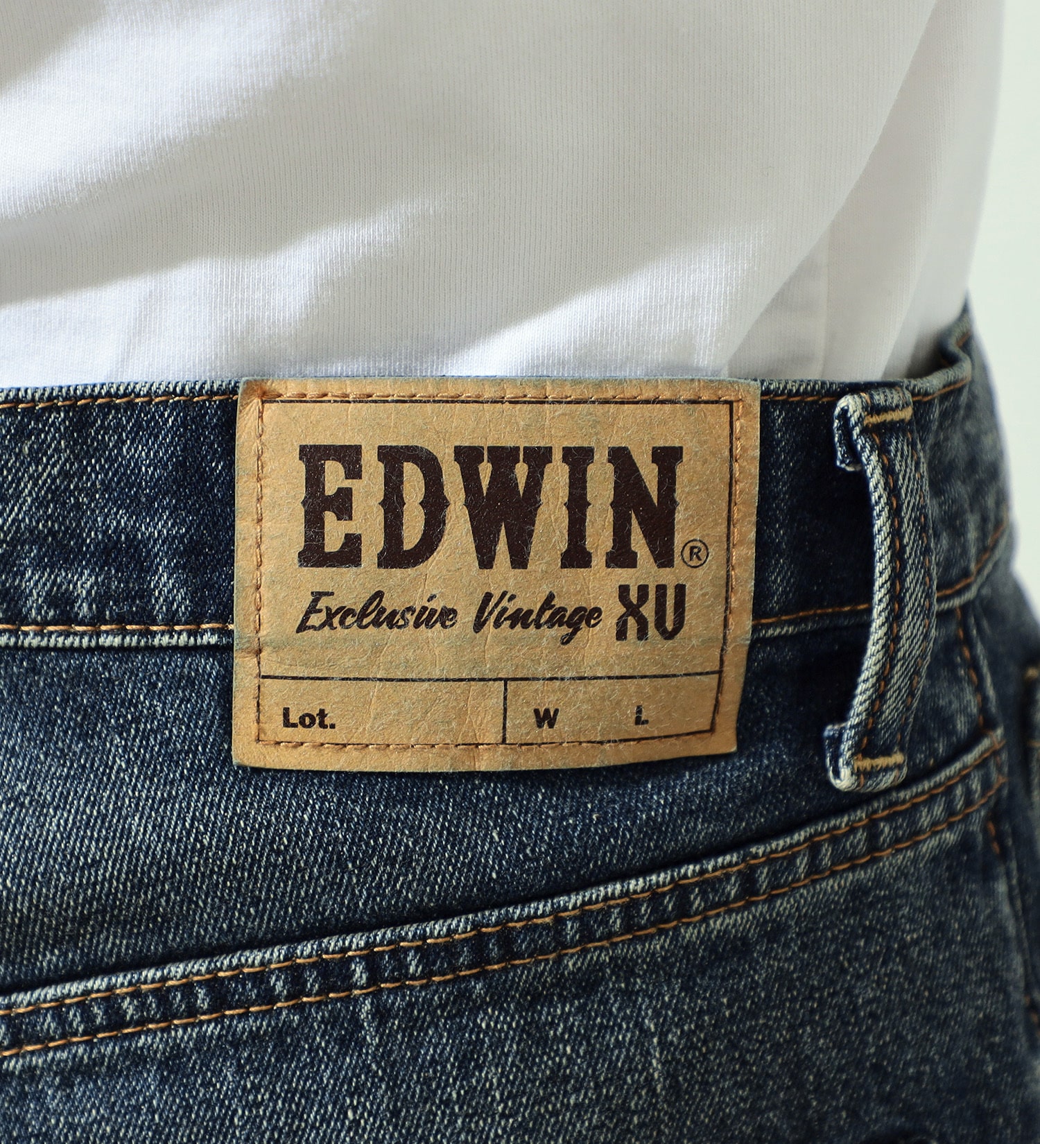 EDWIN(エドウイン)のXV レギュラーストレートデニムパンツ|パンツ/デニムパンツ/メンズ|中色ブルー