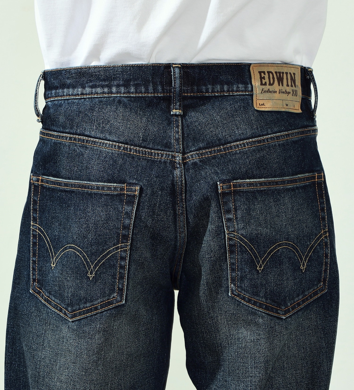 EDWIN(エドウイン)のXV ルーズストレートデニムパンツ|パンツ/デニムパンツ/メンズ|濃色ブルー