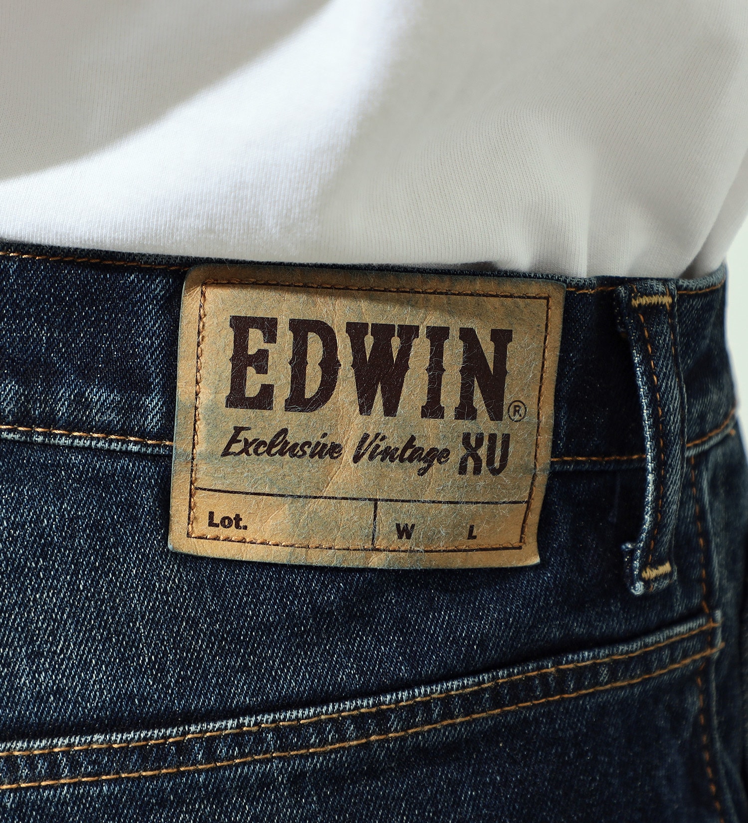 EDWIN(エドウイン)の【試着対象】XV ルーズストレートデニムパンツ|パンツ/デニムパンツ/メンズ|濃色ブルー