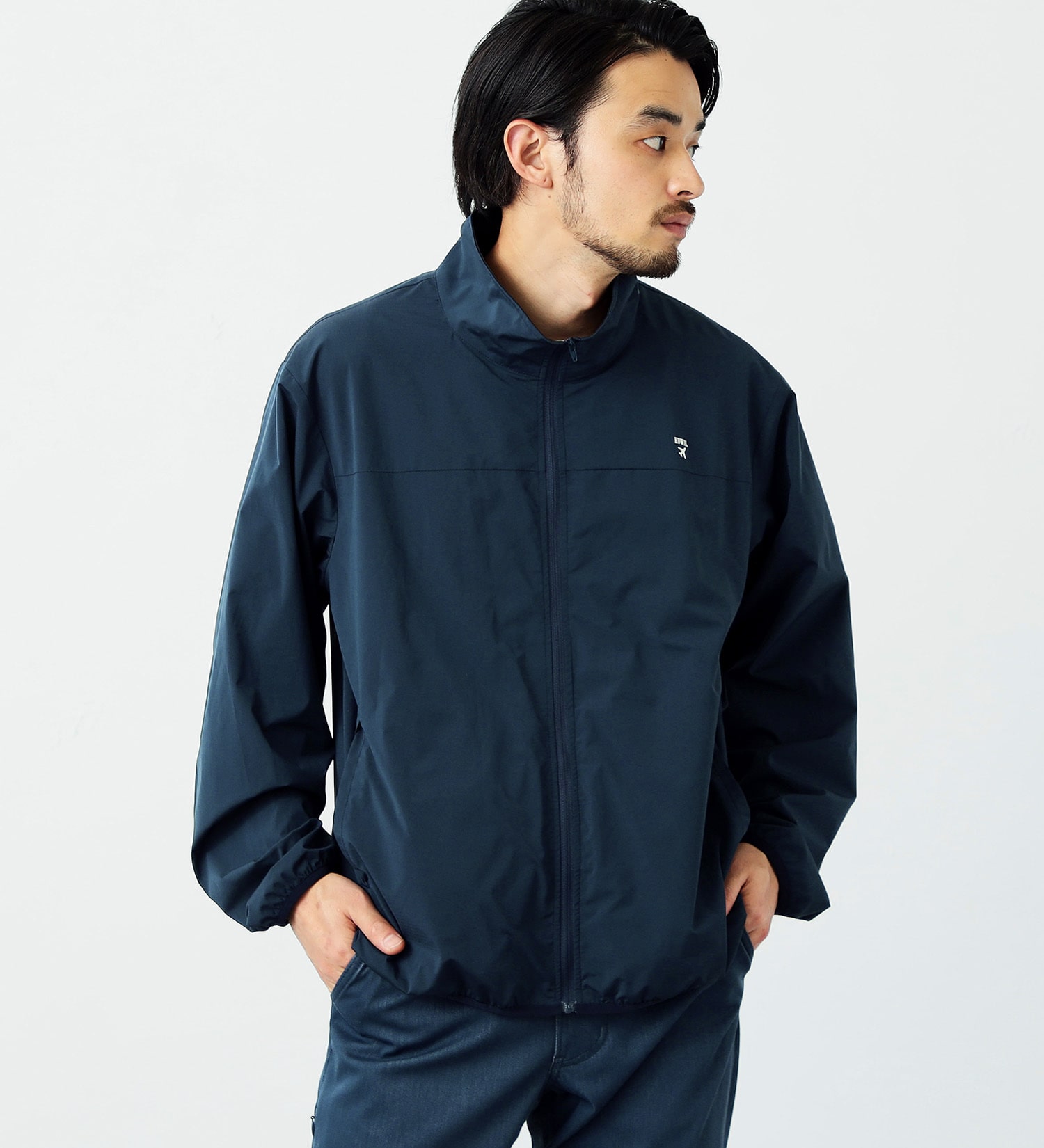 EDWIN(エドウイン)の【父の日割対象】タビデニ ウインドブレーカー 軽量 撥水 パッカブルジャケット【メンズ】|ジャケット/アウター/その他アウター/メンズ|ネイビー