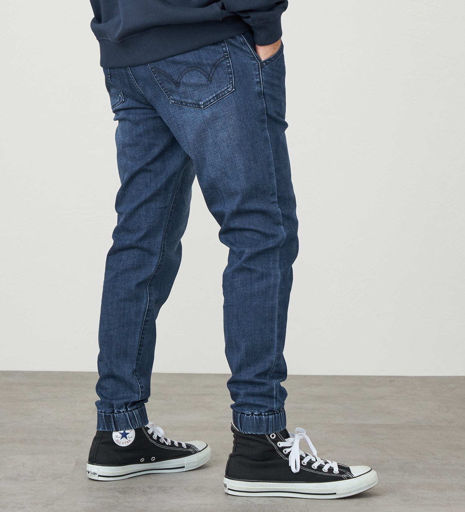 EDWIN(エドウイン)の【試着対象】Zジーンズ ジョガーパンツ|//メンズ|中色ブルー