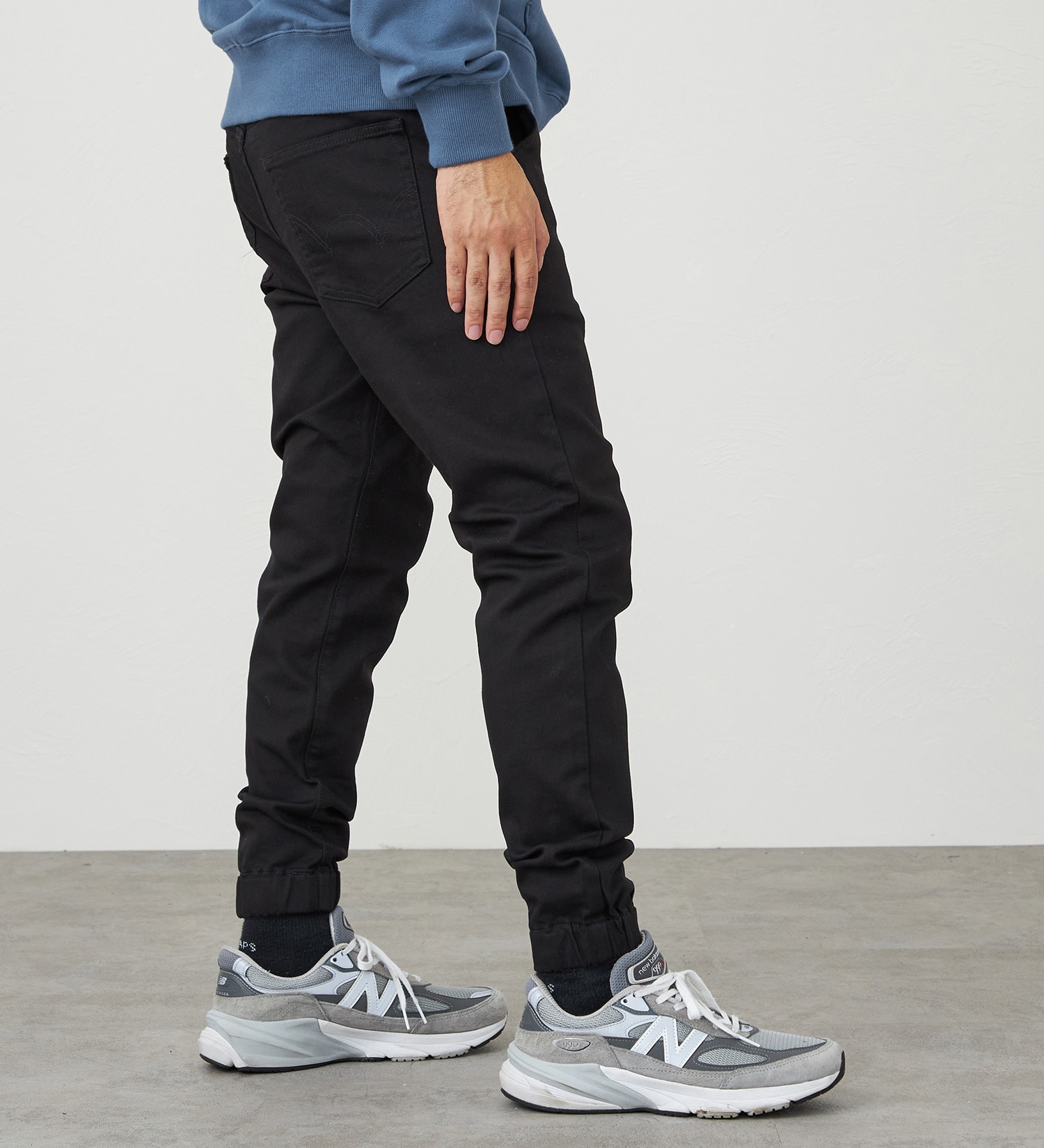 EDWIN(エドウイン)の【試着対象】Zジーンズ ジョガーパンツ|//メンズ|ブラック