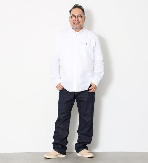 EDWIN(エドウイン)の【大きいサイズ】インターナショナルベーシック 404フレックス ルーズストレートパンツ|パンツ/デニム/メンズ|インディゴブルー