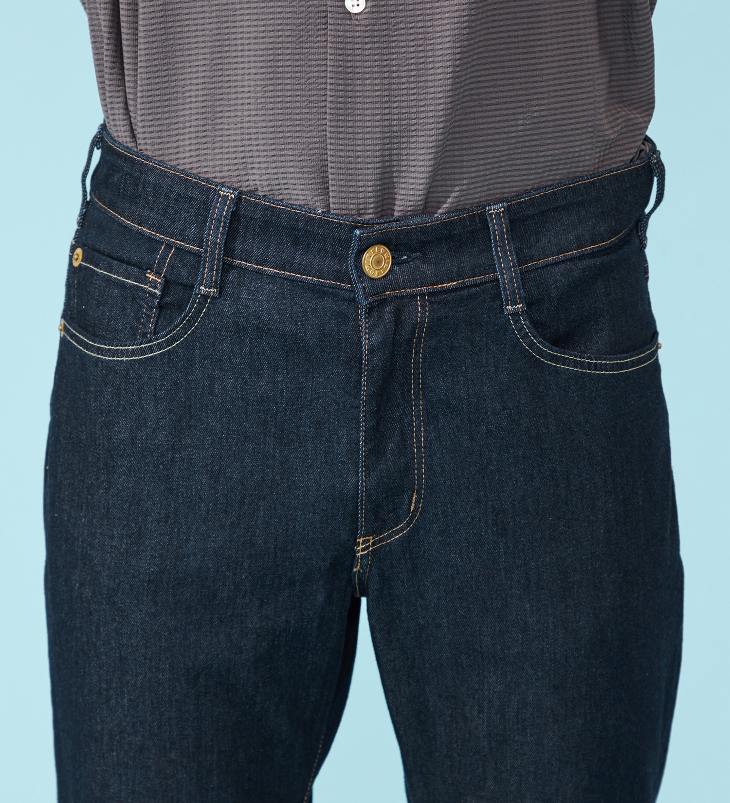 EDWIN(エドウイン)の【涼】COOLストレートデニムパンツ【アウトレット店舗・WEB限定】|パンツ/パンツ/メンズ|インディゴブルー