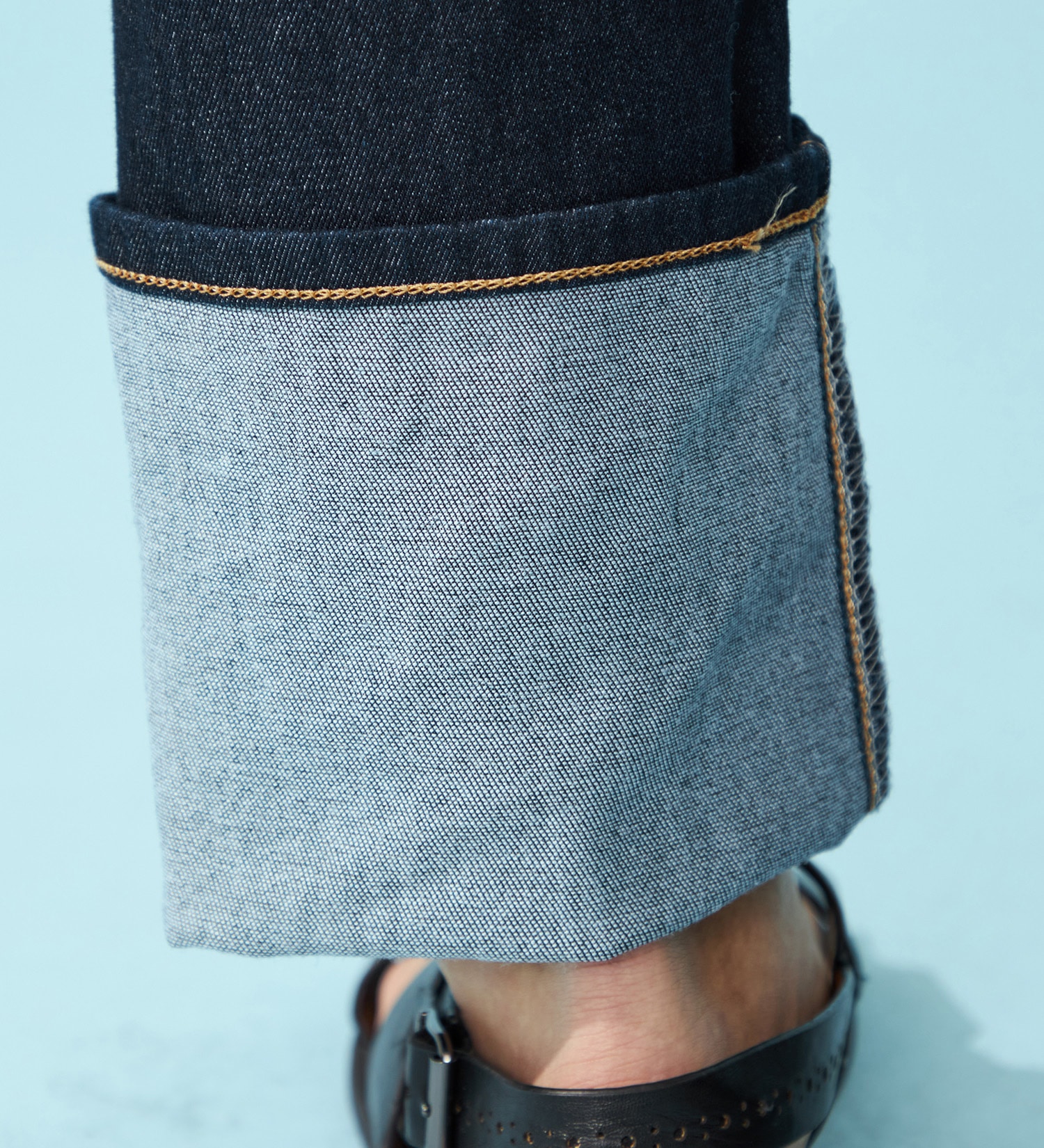 EDWIN(エドウイン)の【涼】COOLストレートデニムパンツ【アウトレット店舗・WEB限定】|パンツ/パンツ/メンズ|インディゴブルー