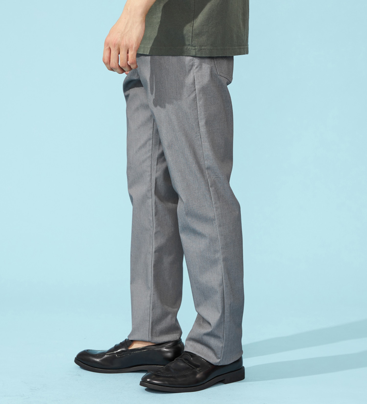 EDWIN(エドウイン)の【涼】COOLストレートデニムパンツ【アウトレット店舗・WEB限定】|パンツ/パンツ/メンズ|グレー