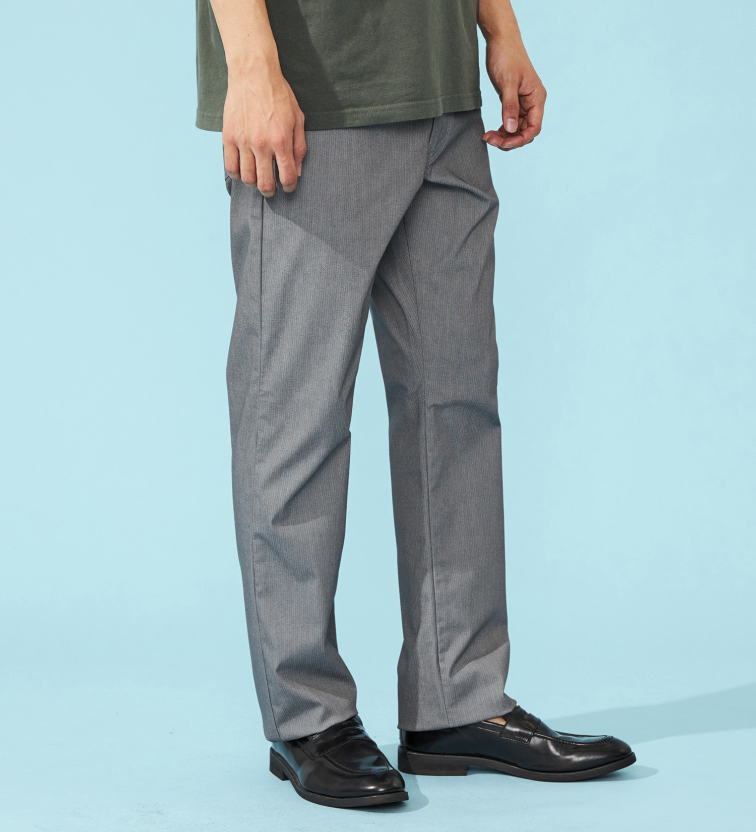 EDWIN(エドウイン)の【涼】COOLストレートデニムパンツ【アウトレット店舗・WEB限定】|パンツ/パンツ/メンズ|グレー