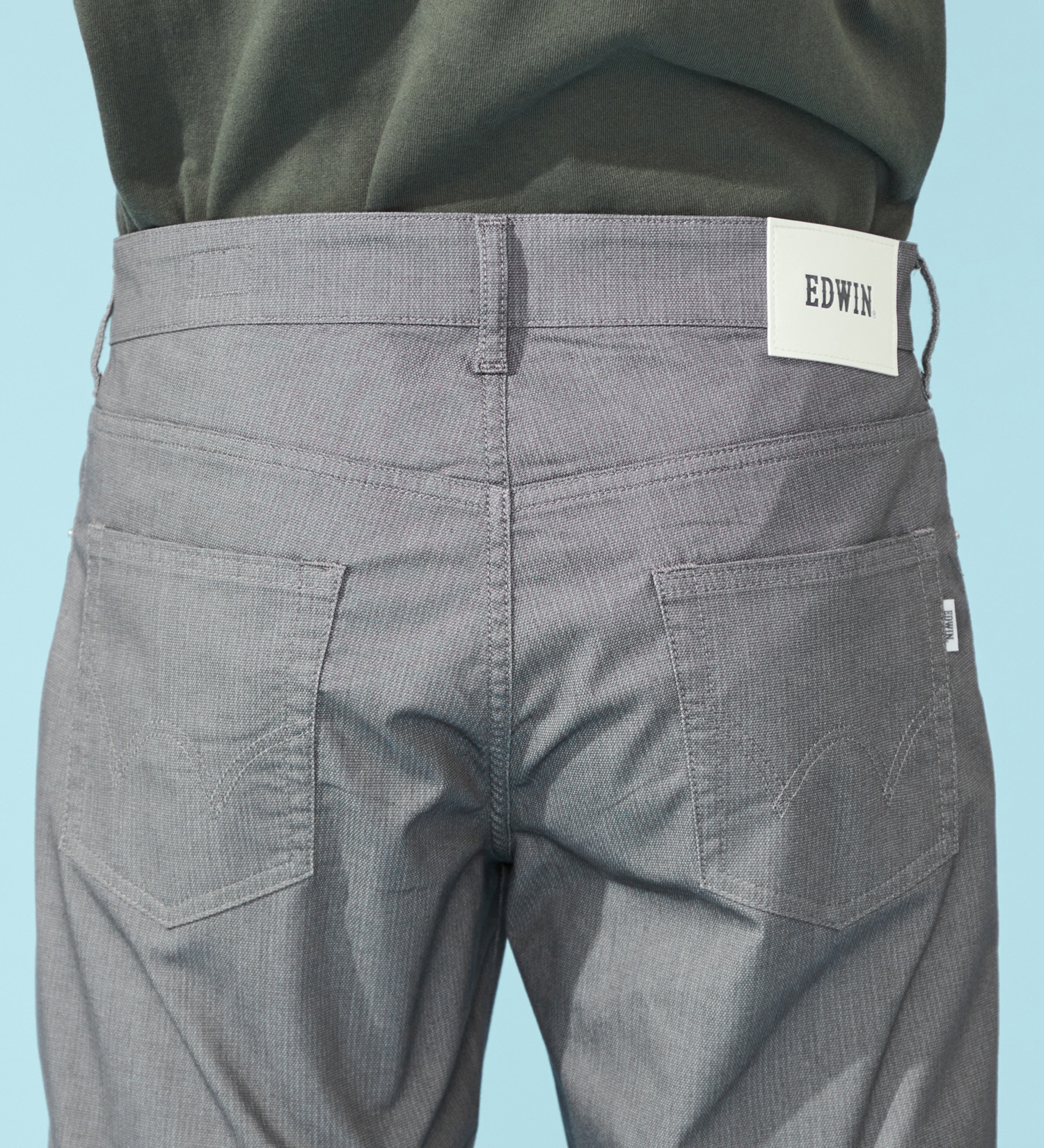 EDWIN(エドウイン)の【涼】COOLストレートデニムパンツ【アウトレット店舗・WEB限定】|パンツ/パンツ/メンズ|グレー