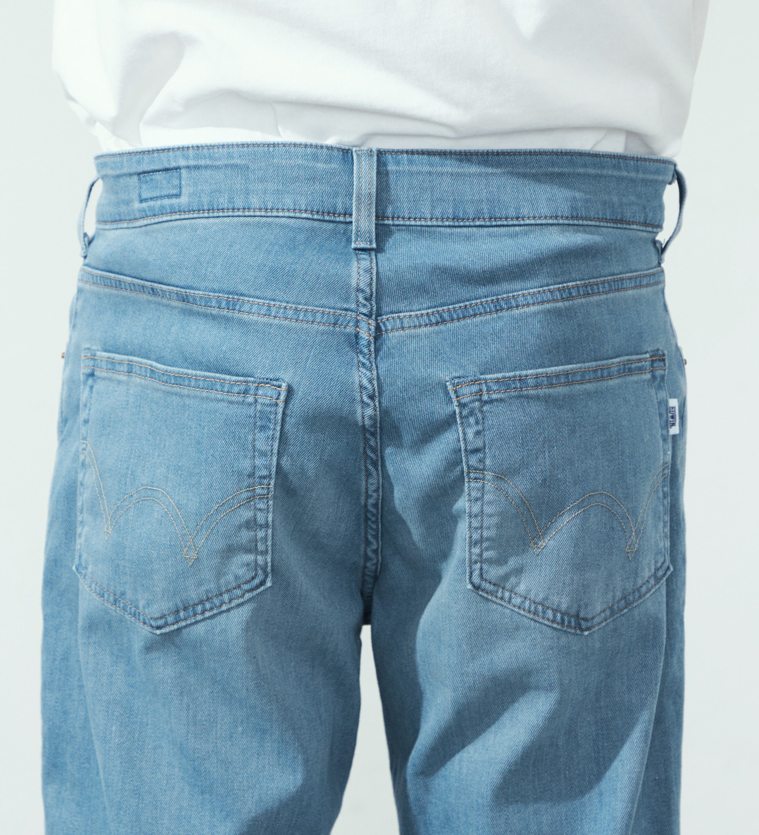 EDWIN(エドウイン)の【涼】COOLストレートデニムパンツ【アウトレット店舗・WEB限定】|パンツ/パンツ/メンズ|淡色ブルー
