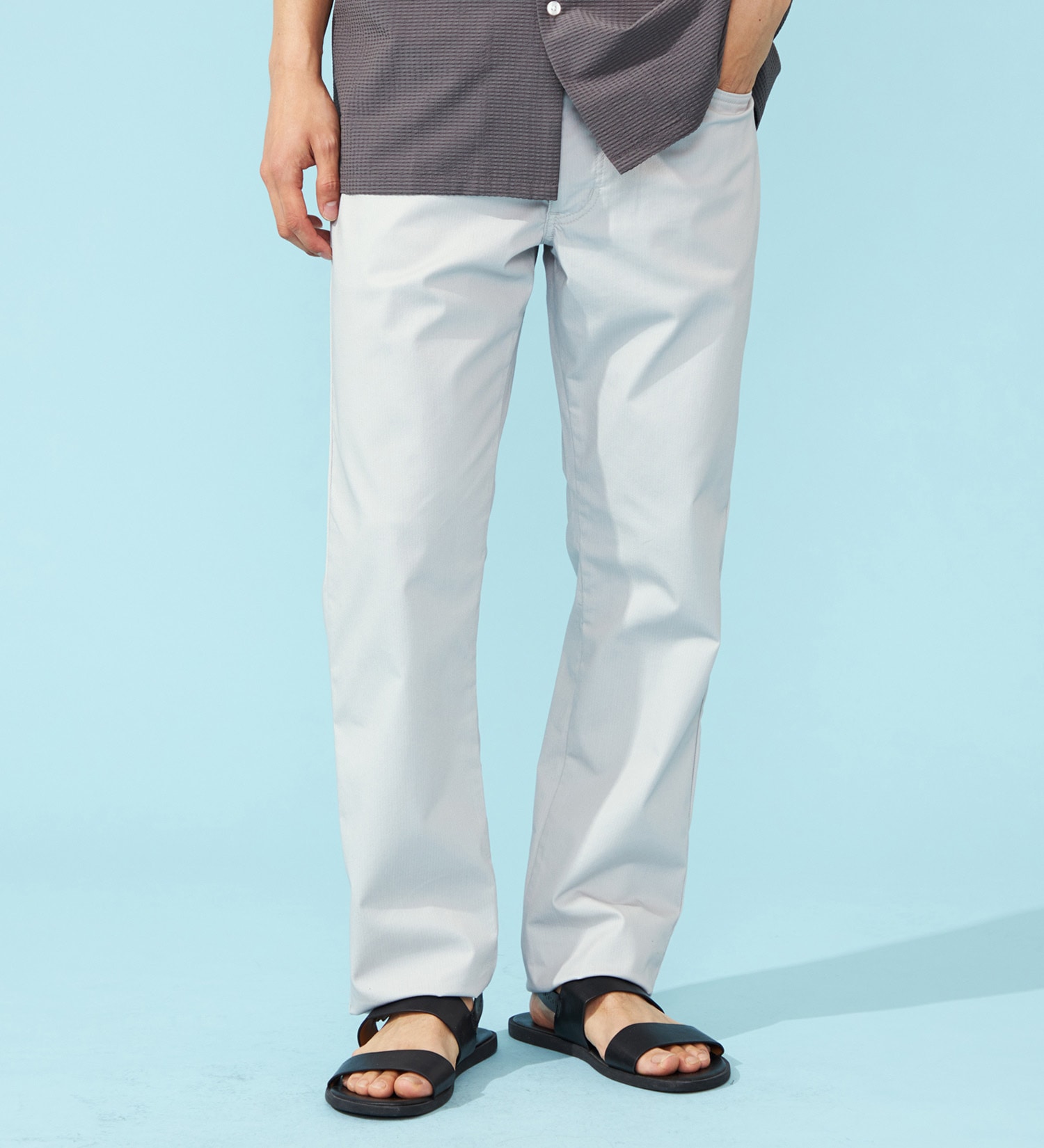 EDWIN(エドウイン)の【ポイントアップ対象】【涼】COOLストレートデニムパンツ【アウトレット店舗・WEB限定】|パンツ/パンツ/メンズ|クリーム