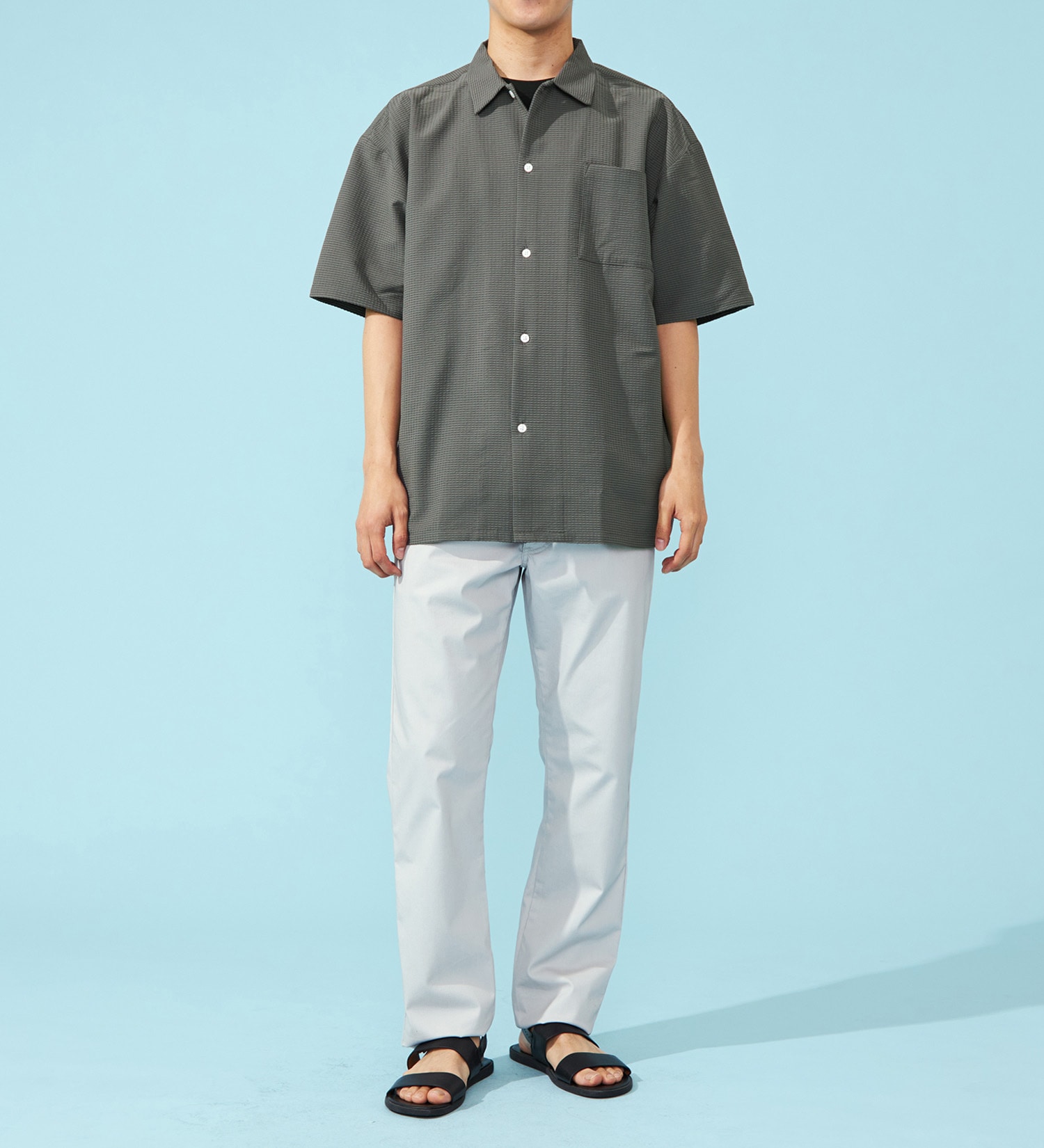 EDWIN(エドウイン)の【ポイントアップ対象】【涼】COOLストレートデニムパンツ【アウトレット店舗・WEB限定】|パンツ/パンツ/メンズ|クリーム