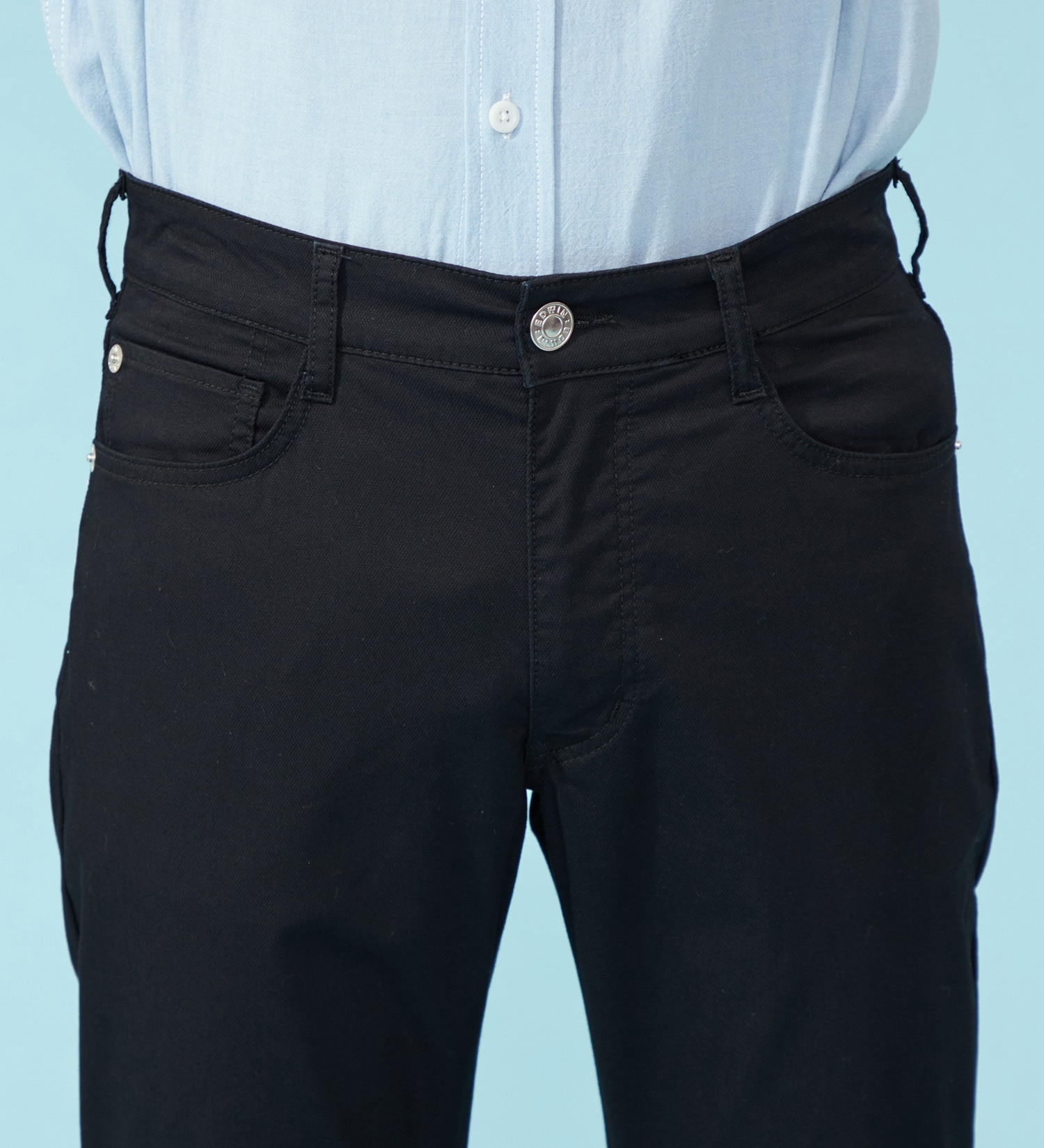 EDWIN(エドウイン)の【涼】COOLストレートデニムパンツ【アウトレット店舗・WEB限定】|パンツ/パンツ/メンズ|ブラック